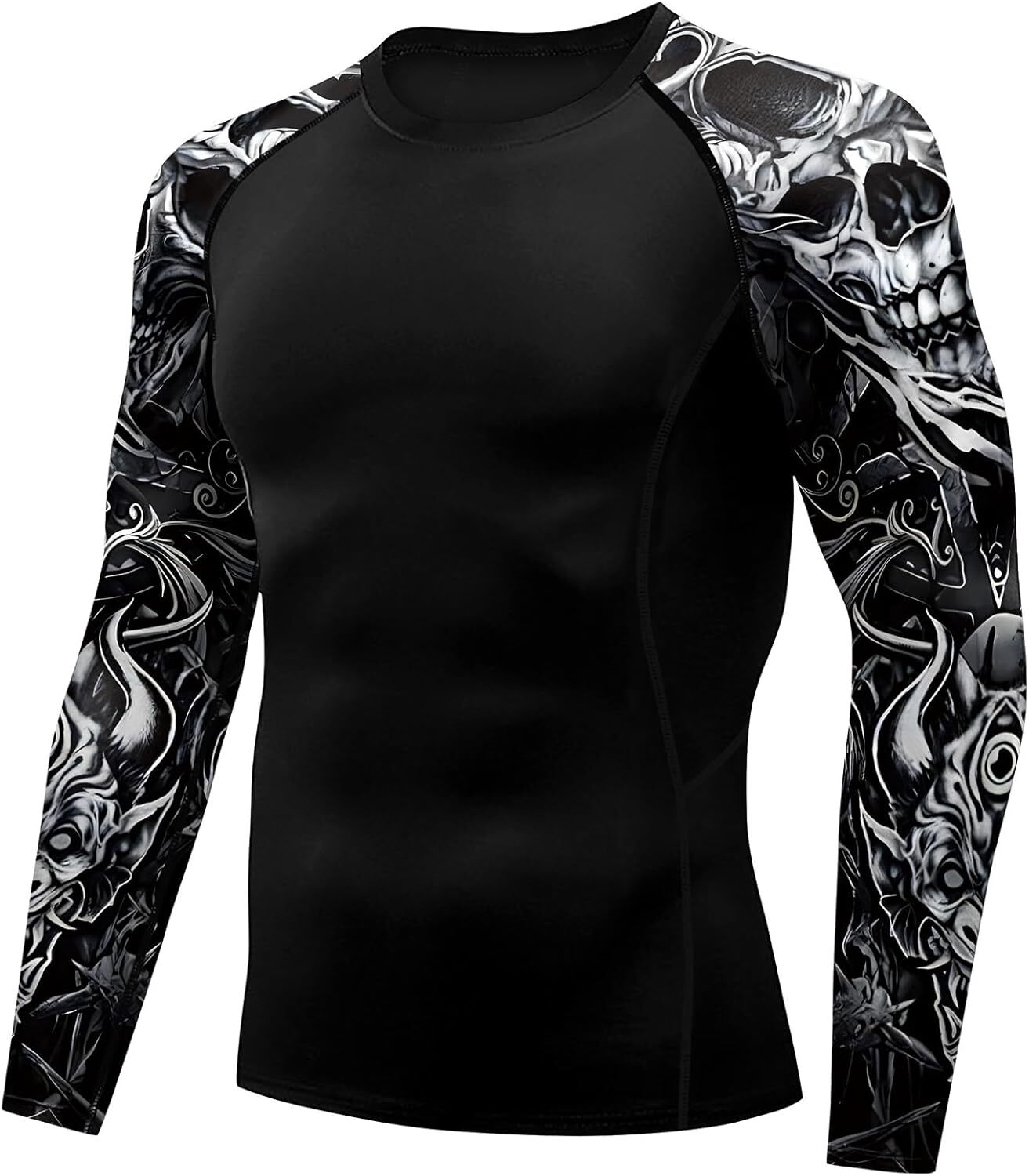 American Flag Rash Guard �C Men’s UPF 50+ Sun Protection Long Sleeve Shirt