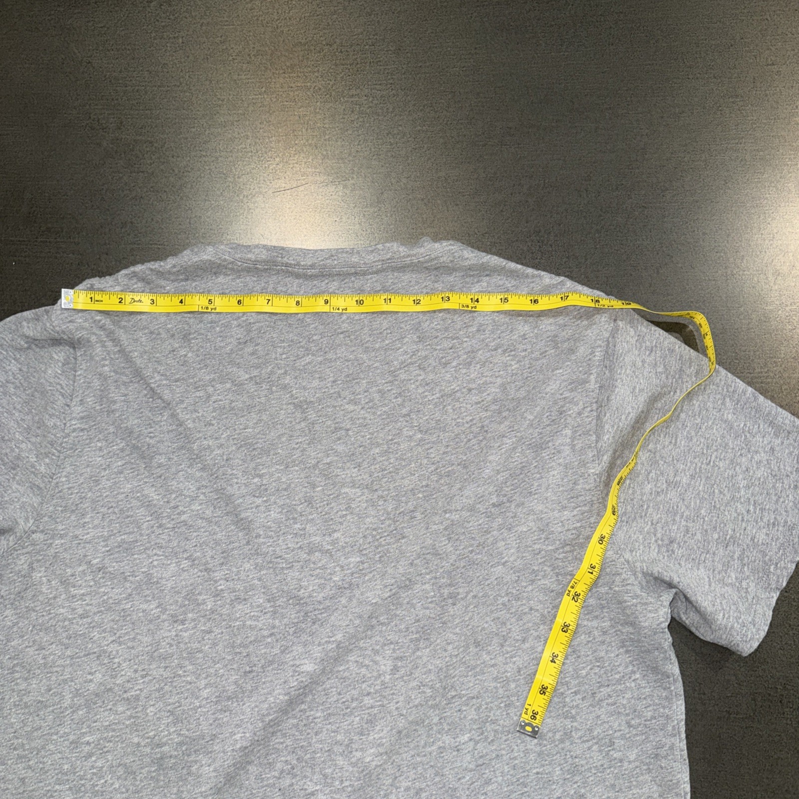 Quince XL Heather Grey Men’s Slub Cotton V-Neck T-Shirt