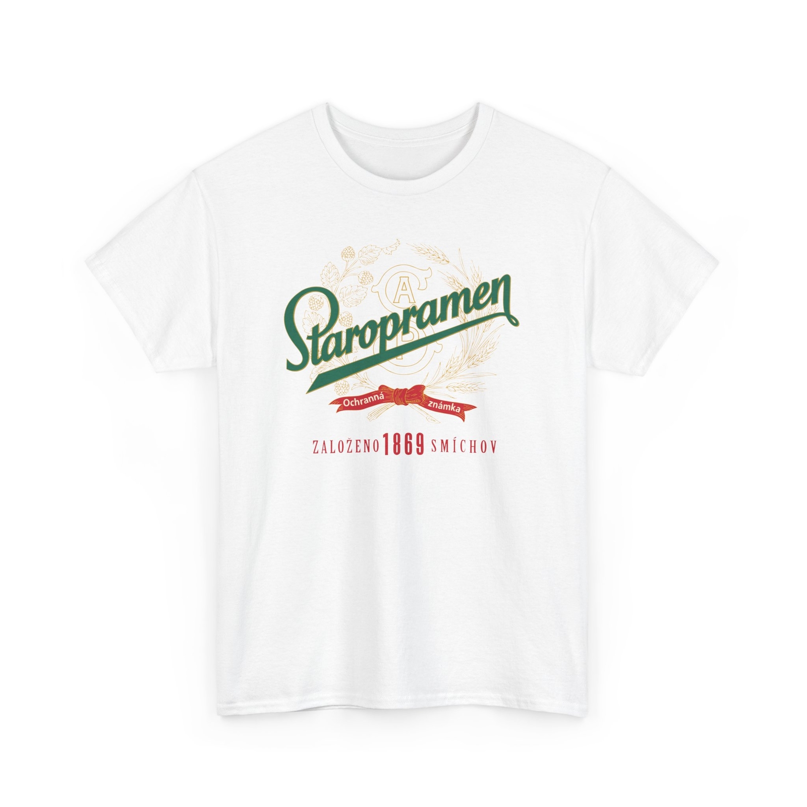 Staropramen Brewery Unisex Heavy Cotton Tee – Czech Republic Beer Lover Gift,