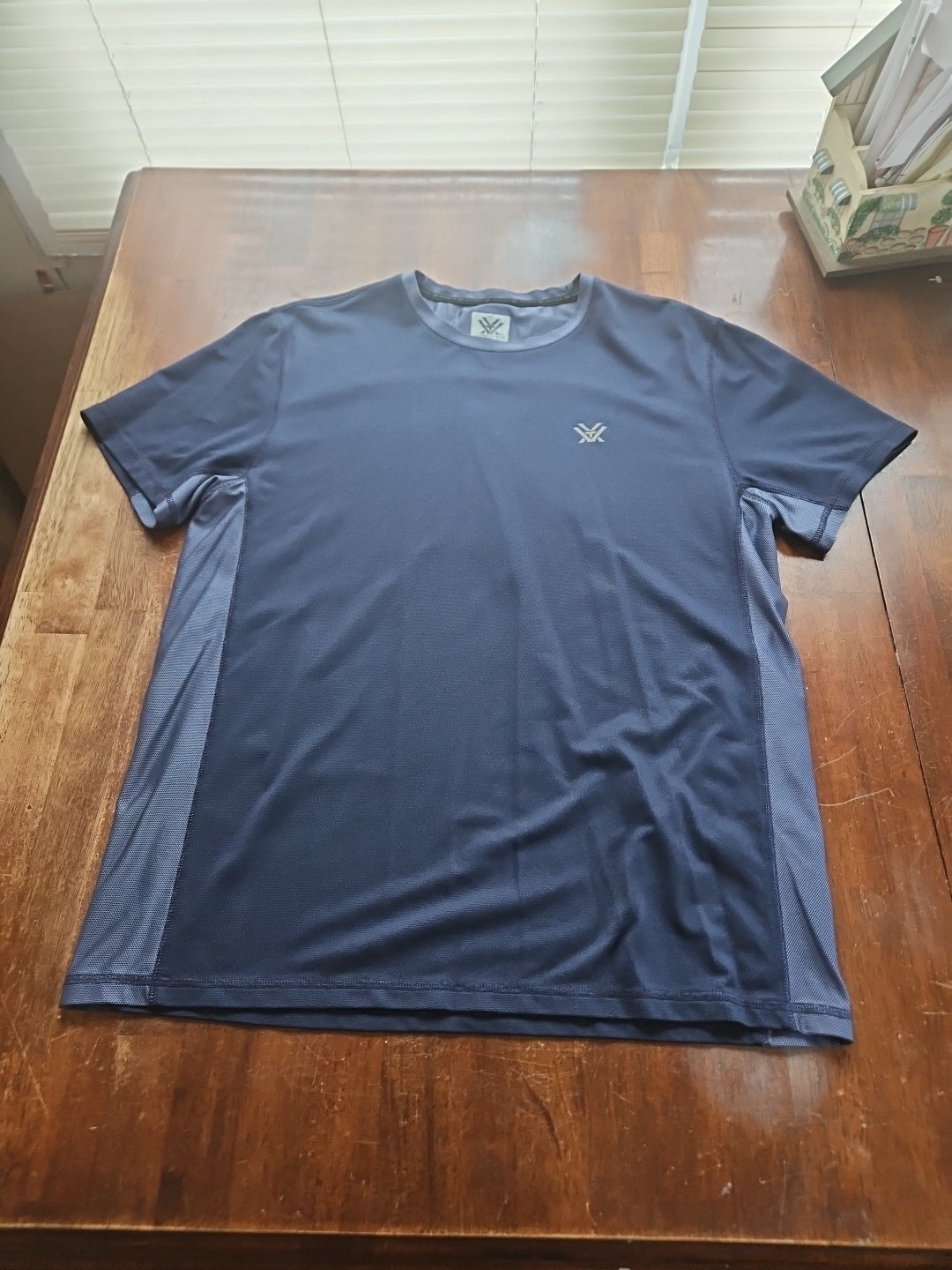 Vortex Optics Short Sleeve Performance Shirt Men’s M Blue 2 Tone Breathable
