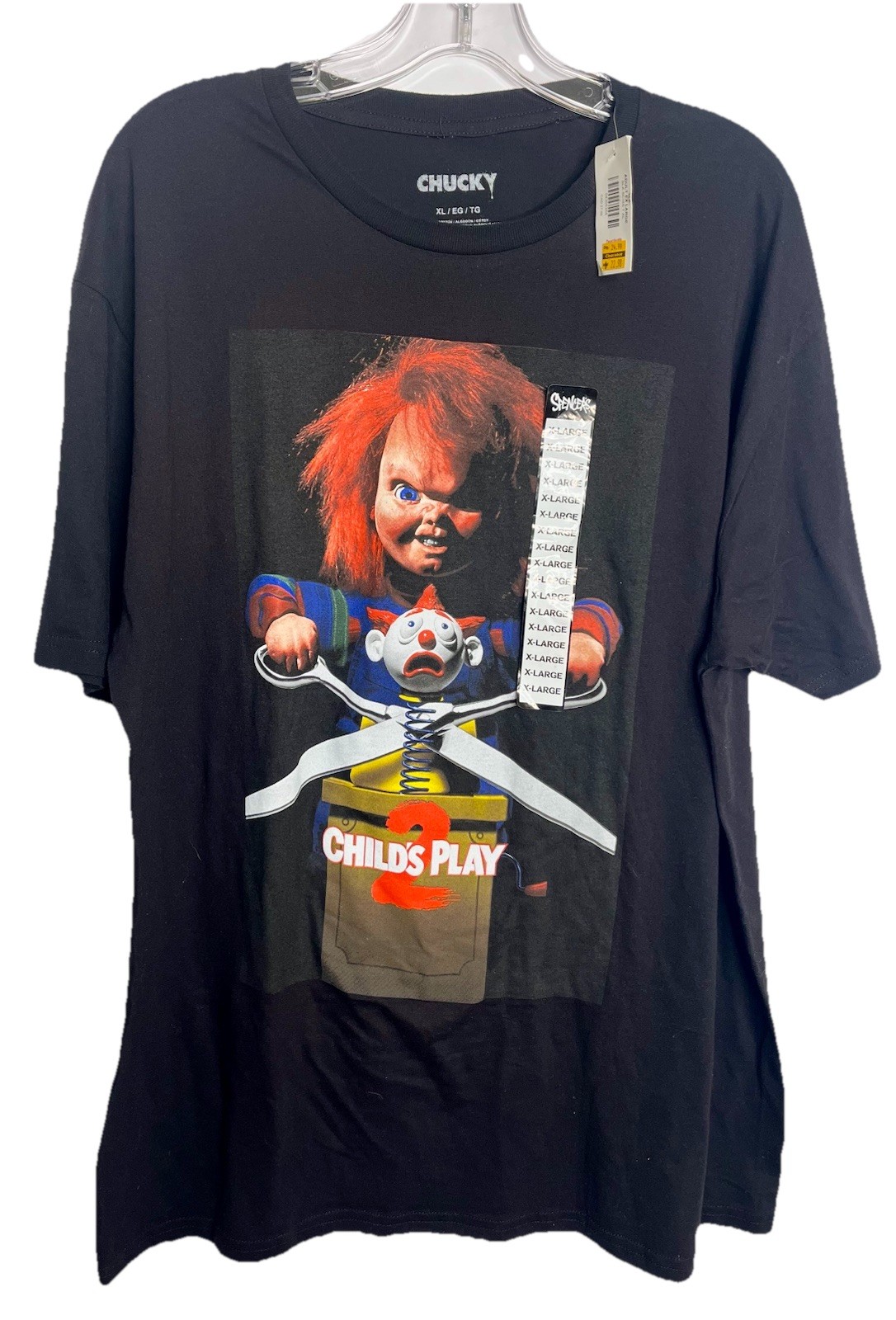 Spencer’s Chucky Child’s Play 2 t-shirt Licensed Movie Sz XL