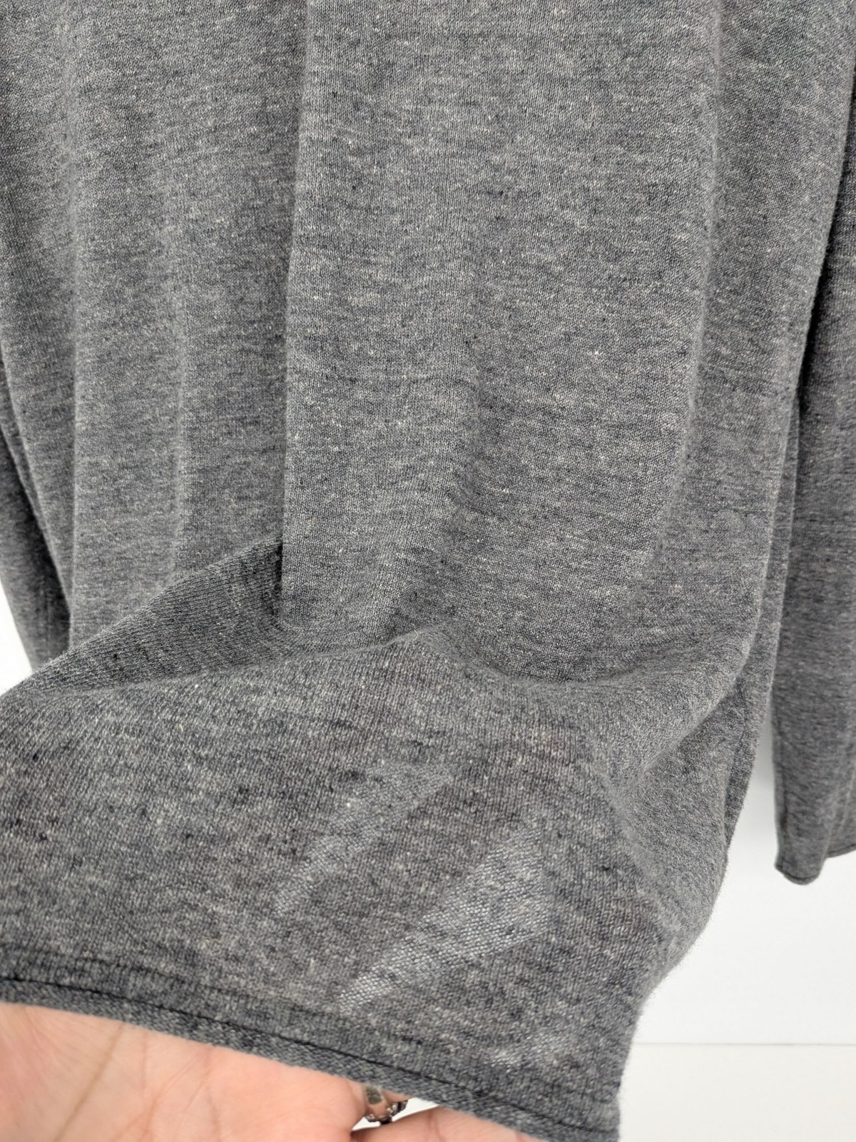 Billy Reid Henley Long Sleeve Shirt Lightweight Knit Minimalist Quiet Luxury XXL