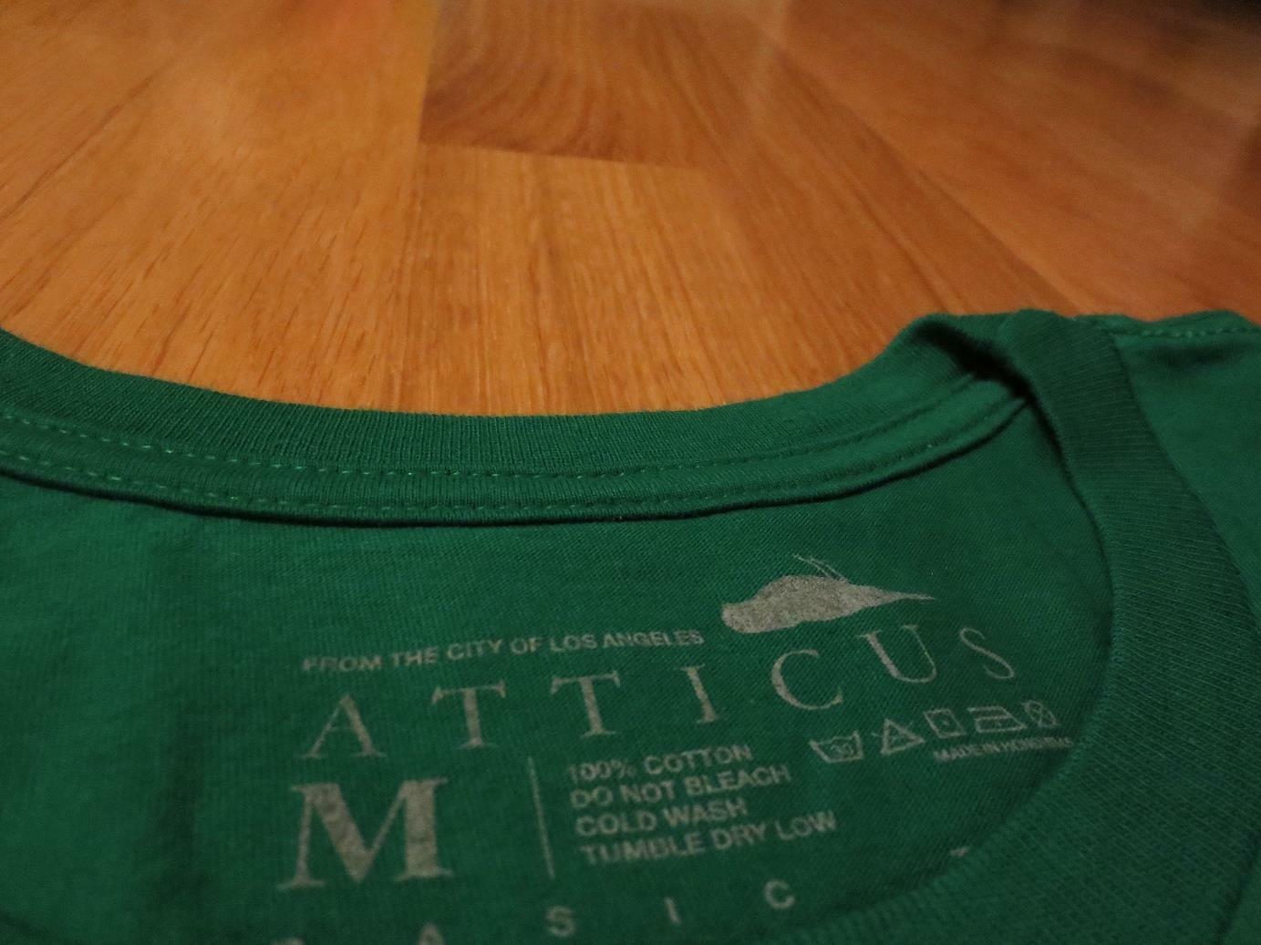 Atticus “Negative” T-Shirt Size M Green Blink 182 Macbeth Angels & Airwaves and AvA