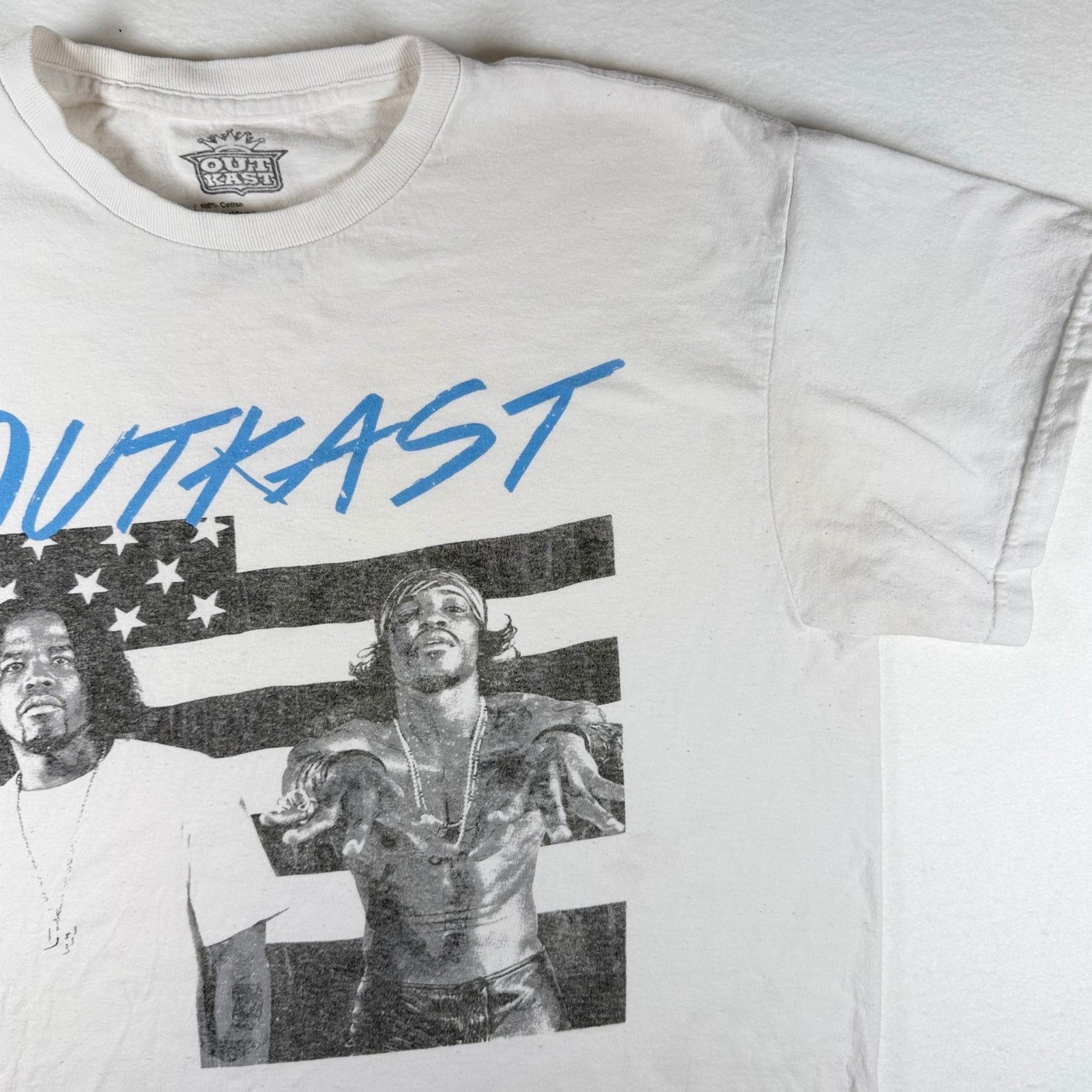 Outkast Graphic T-Shirt Mens M White Stankonia Era Hip Hop Andre 3000 Big Boi