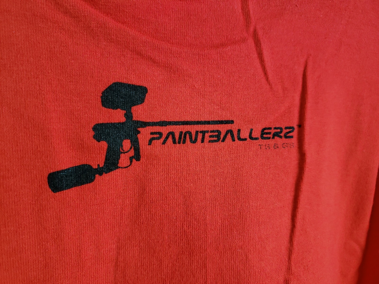 Paintball T-Shirt Short sleeve M, L, XL, XXL, XXXL Red Paintball in Yo Face