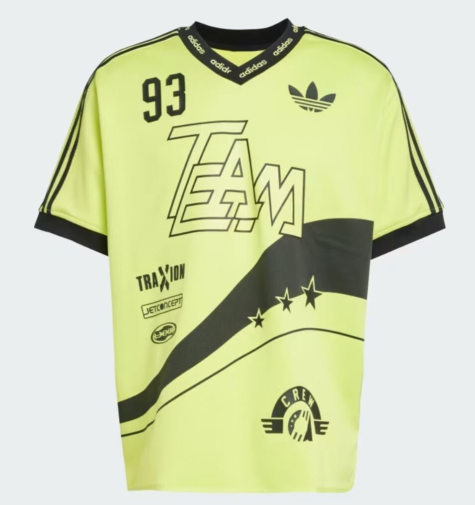 NEW MENS ADIDAS ORIGINALS ADILENIUM TREFOIL TEAM JERSEY SHIRT ~SIZE XL #JN0809