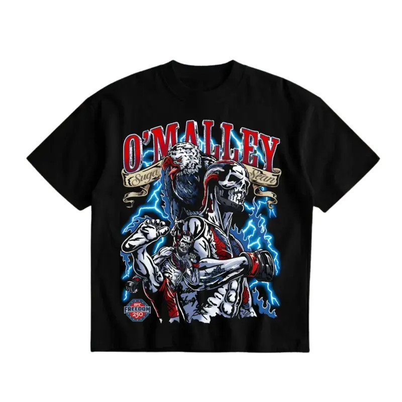 Suga Sean O’Malley UFC Freedom 250 T-Shirt, MMA Fighter Graphic Tee, 4th of July