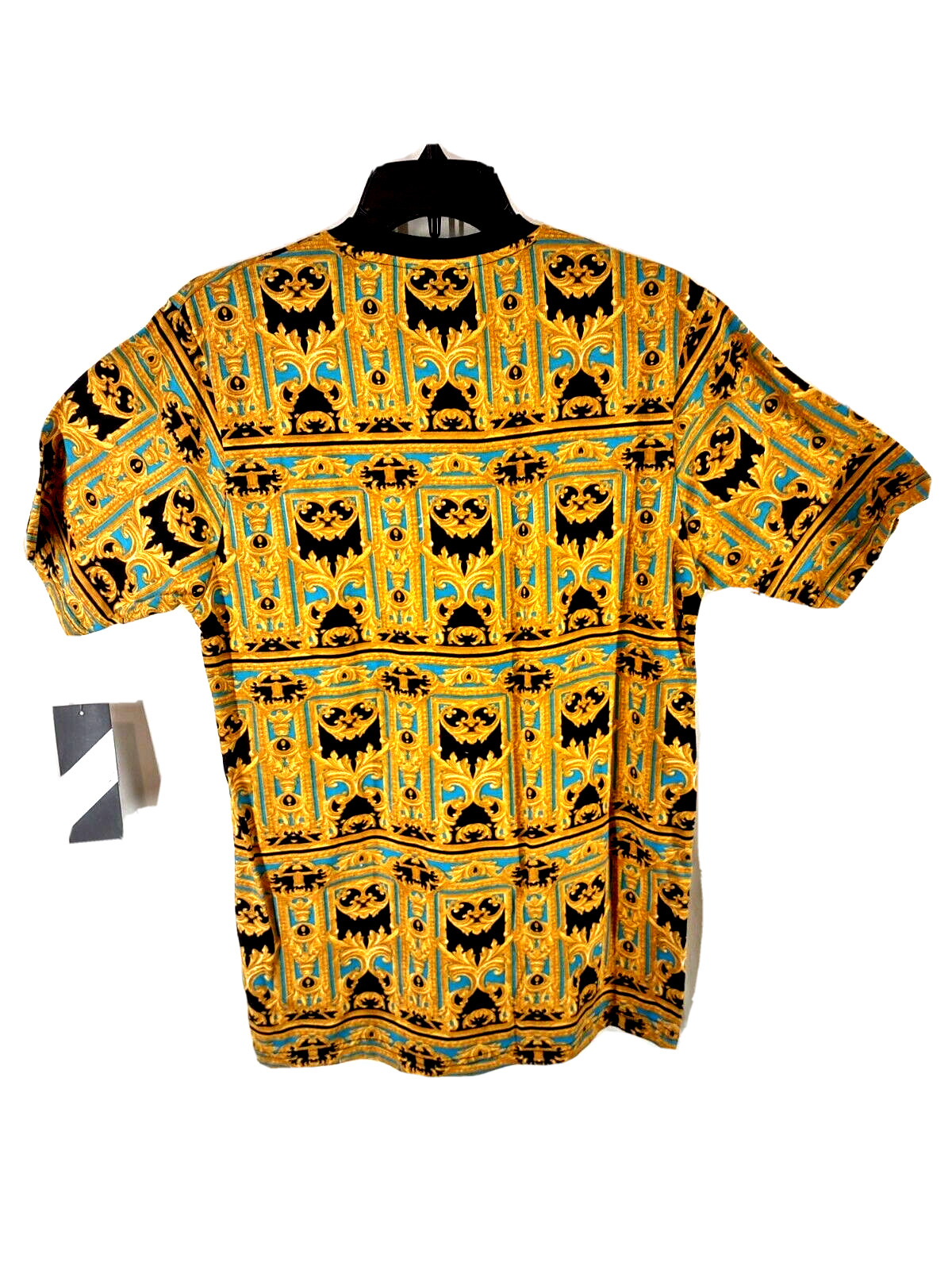 Graphic Print Shirt Spandex Blend Mens Size Large ( L ) G-Net Short Sleeve New