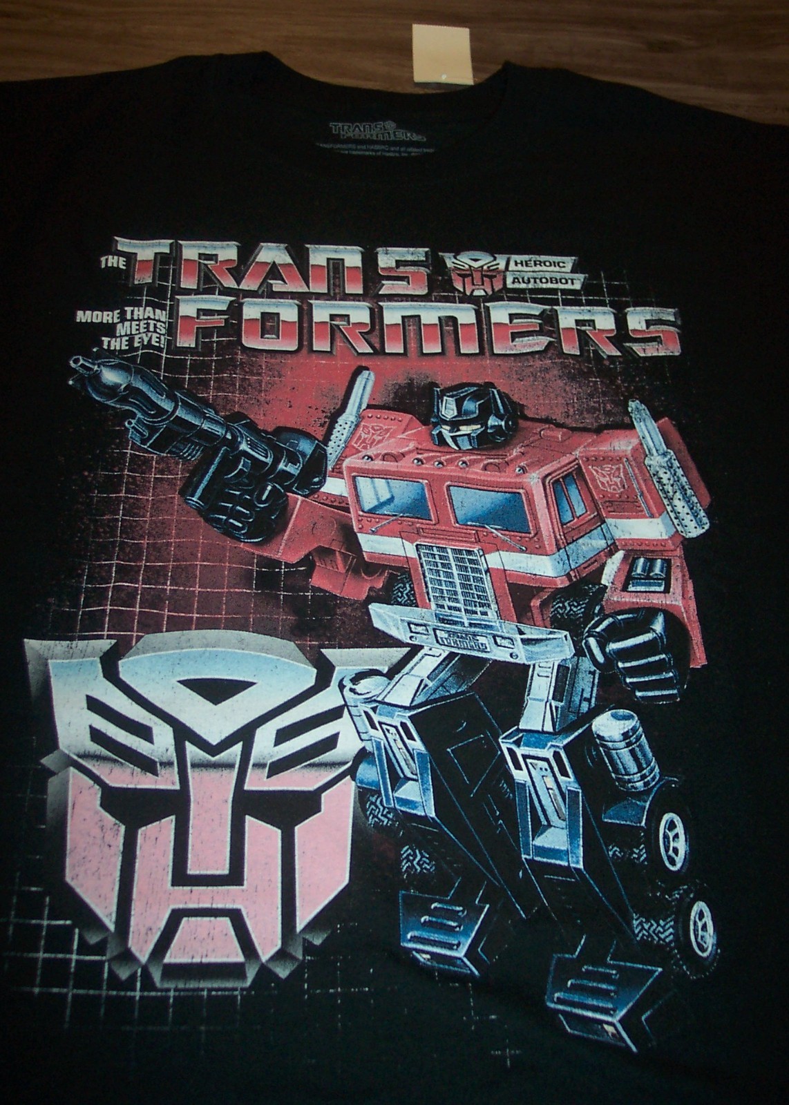 VINTAGE STYLE TRANSFORMERS OPTIMUS PRIME G1 T-Shirt MENS MEDIUM OPTIMUS PRIME