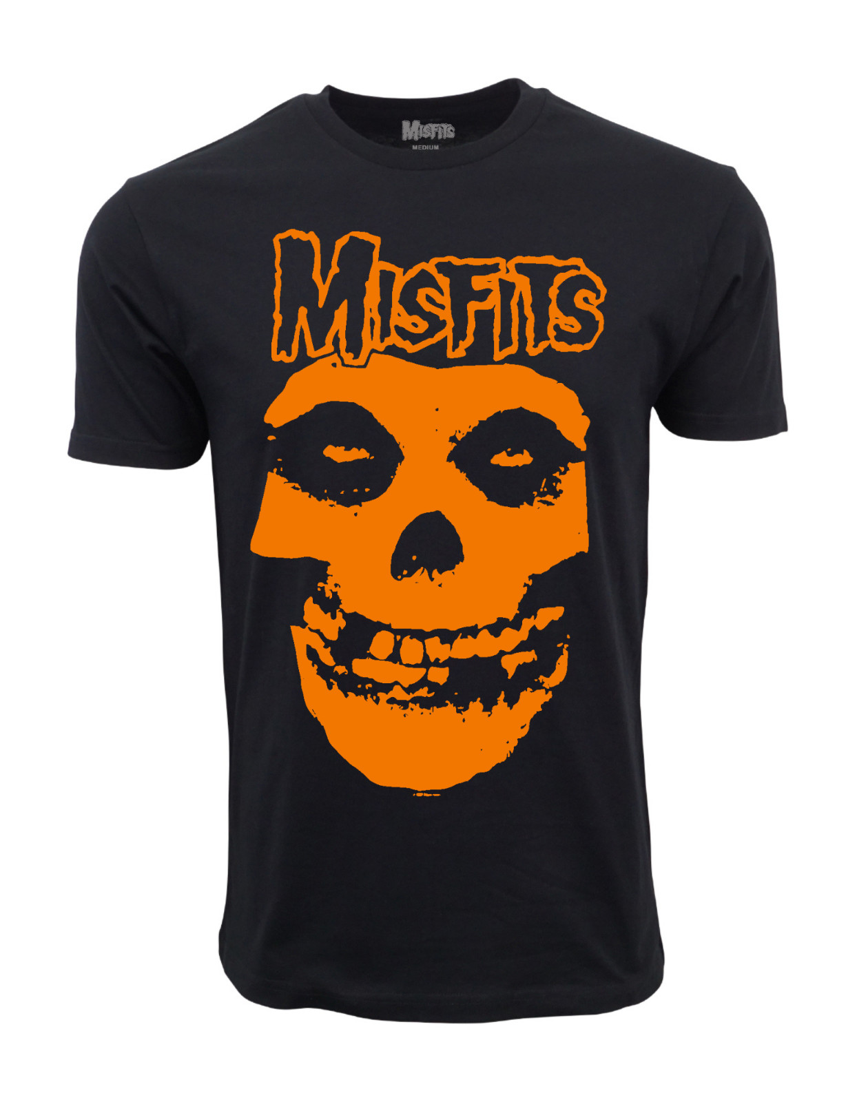 MISFITS ORANGE FIEND SKULL T SHIRT