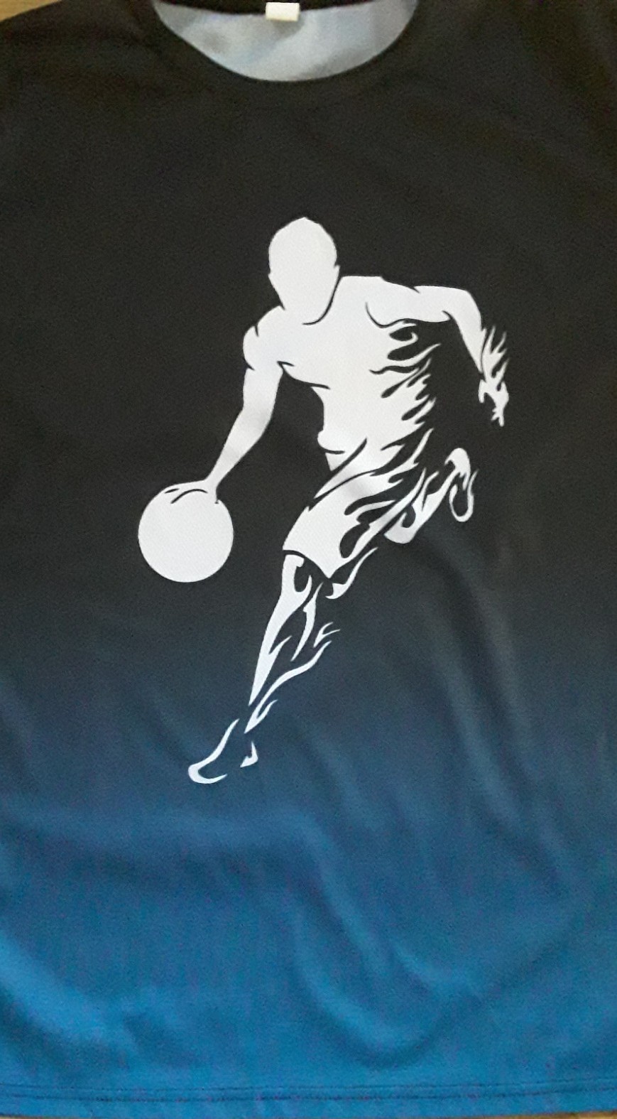 Mesh Breathable Basketball Logo Shirt (Large) BRAND NEW Coool Lightweight Shirt