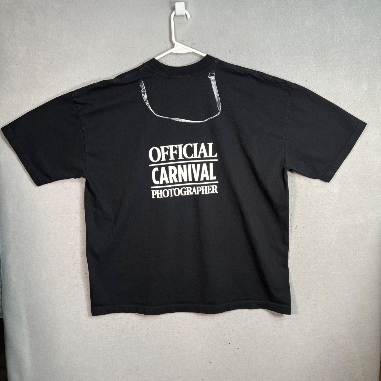BSTOW Official Carnival Photographer Graphic T-Shirt XXL Black Mens