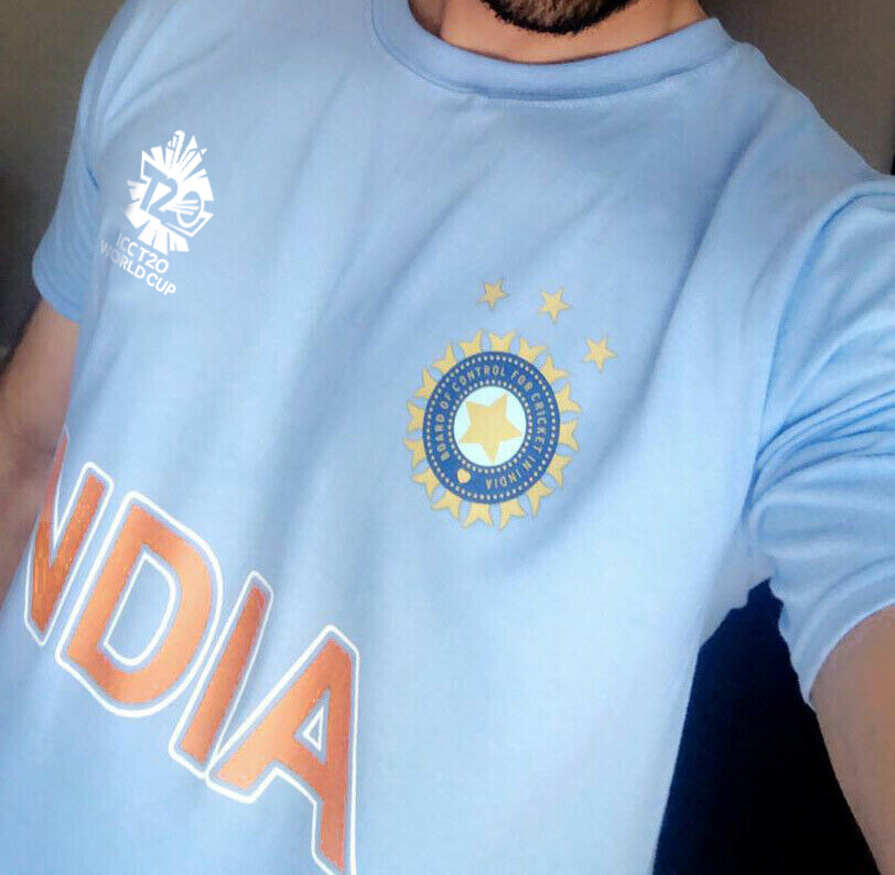 Cricket World Cup 2019 Jersey T Shirt 100% Cotton Tee