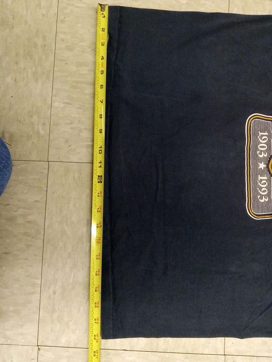Vintage Harley Davidson 90 Years Reunion T-shirt Holoubek Front Back Print Sz Lg