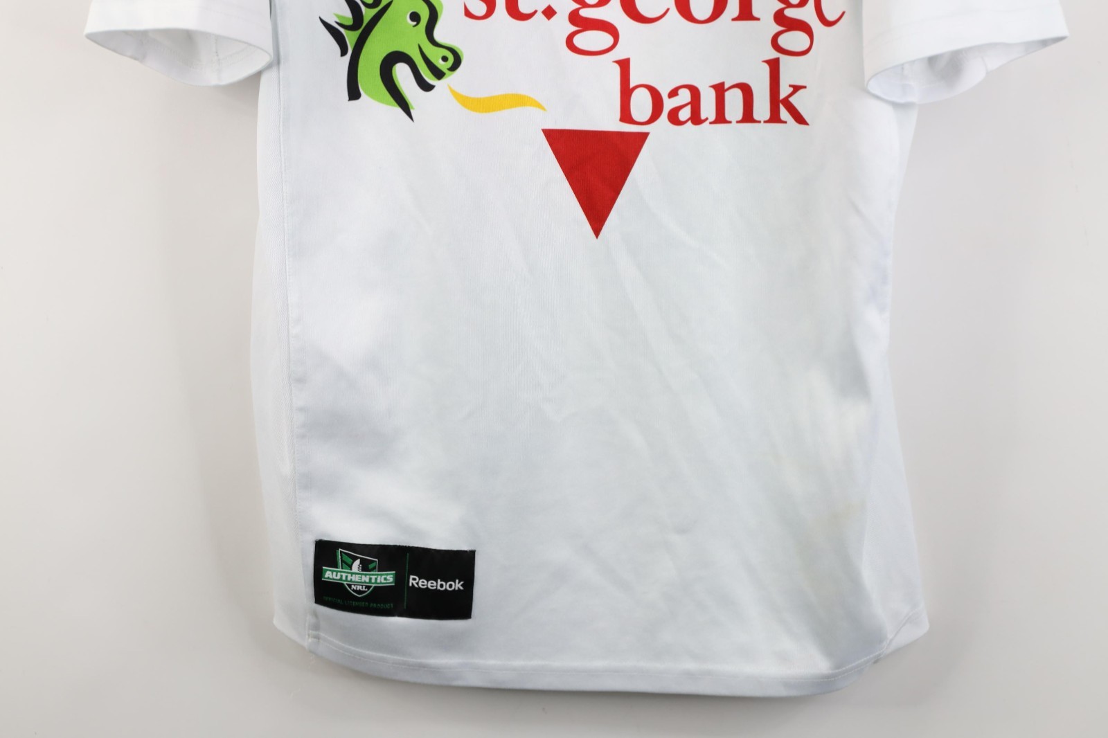 Reebok Authentics St George Illawarra Toyota Cup U20s Game Worn Rugby Jersey XL