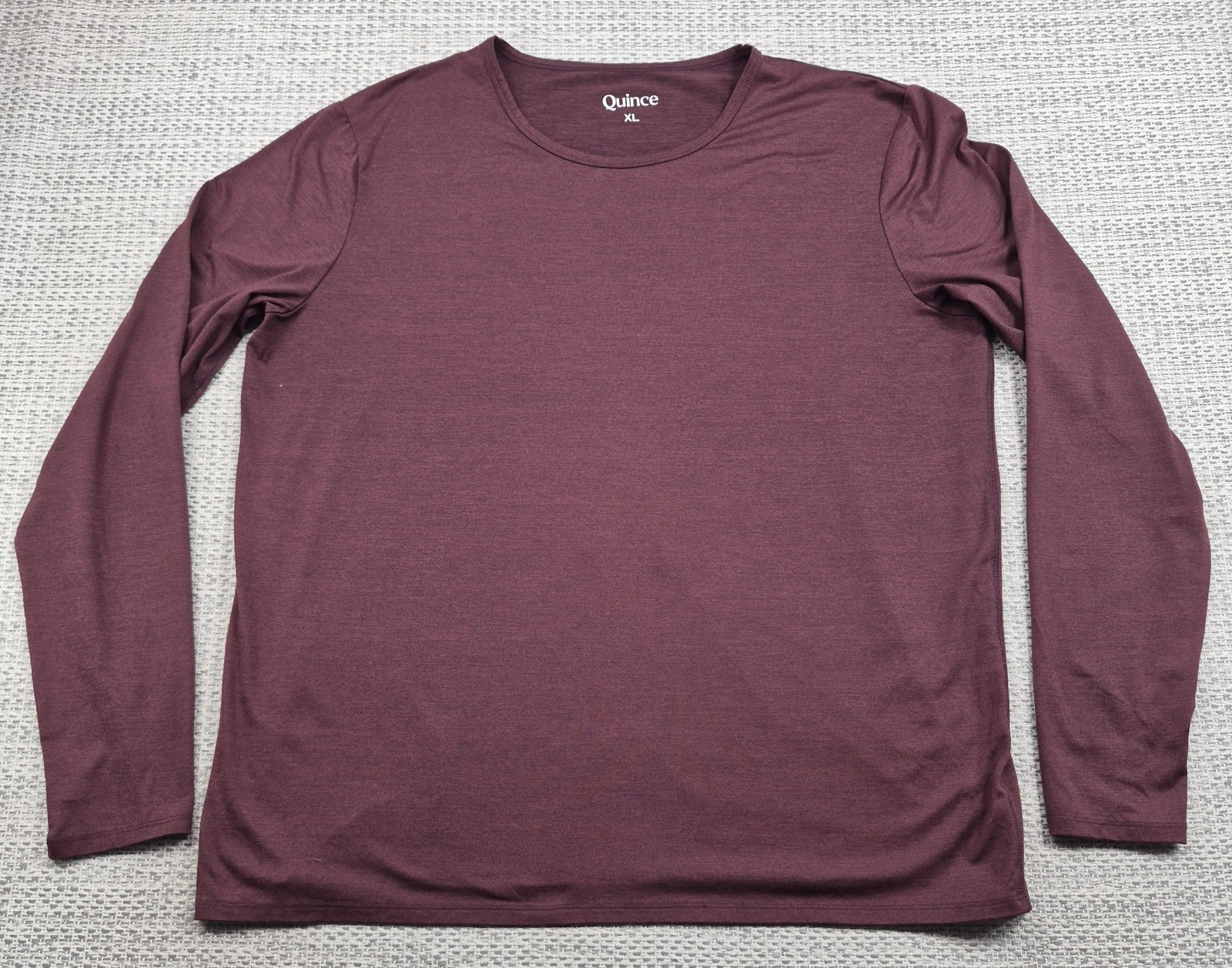 Quince Shirt Mens XL Purple Long Sleeve Lightweight Stretch Crewneck Casual Tee