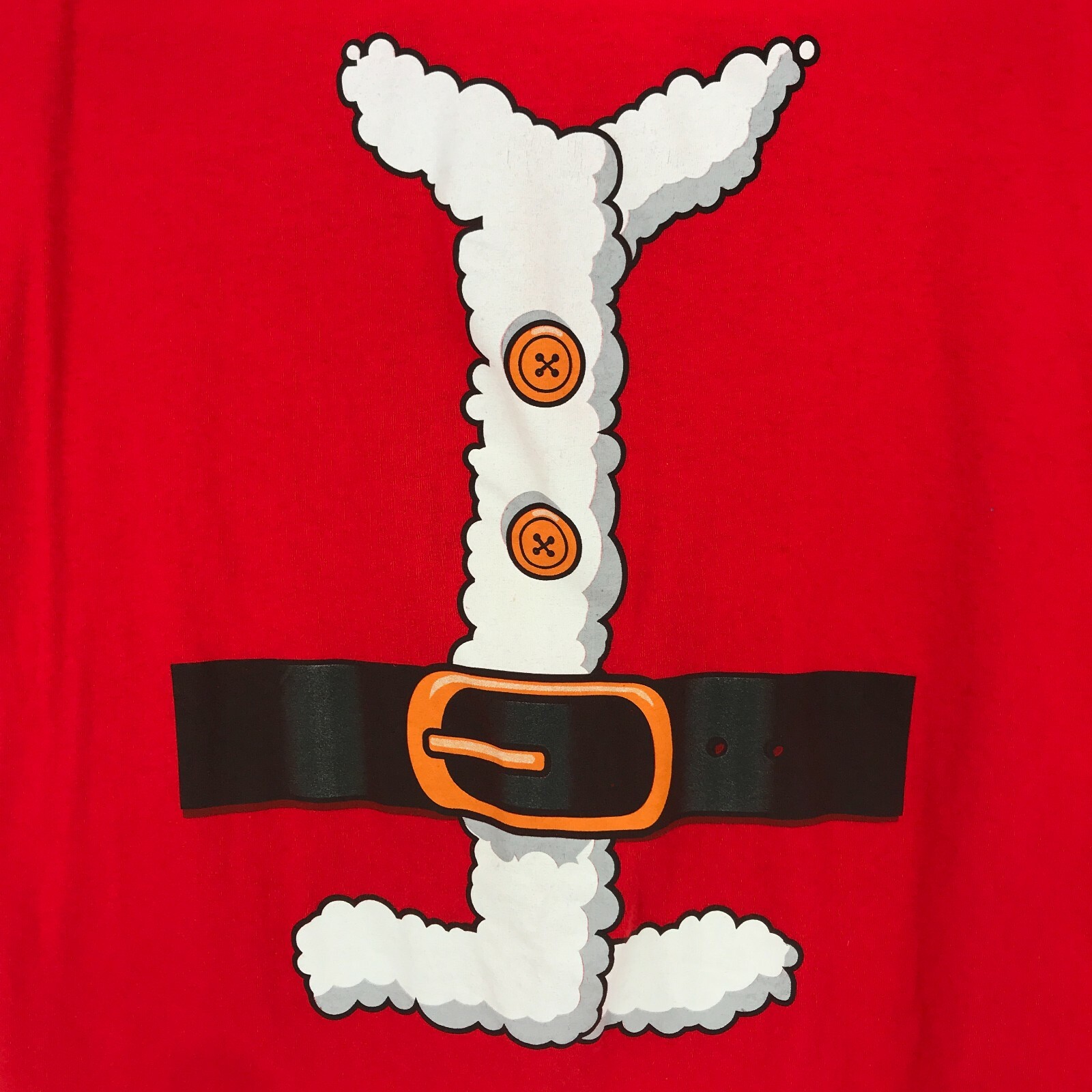 Santa Clause Mens Shirt 3XL Red Short Sleeve Christmas Holiday Festive Tee