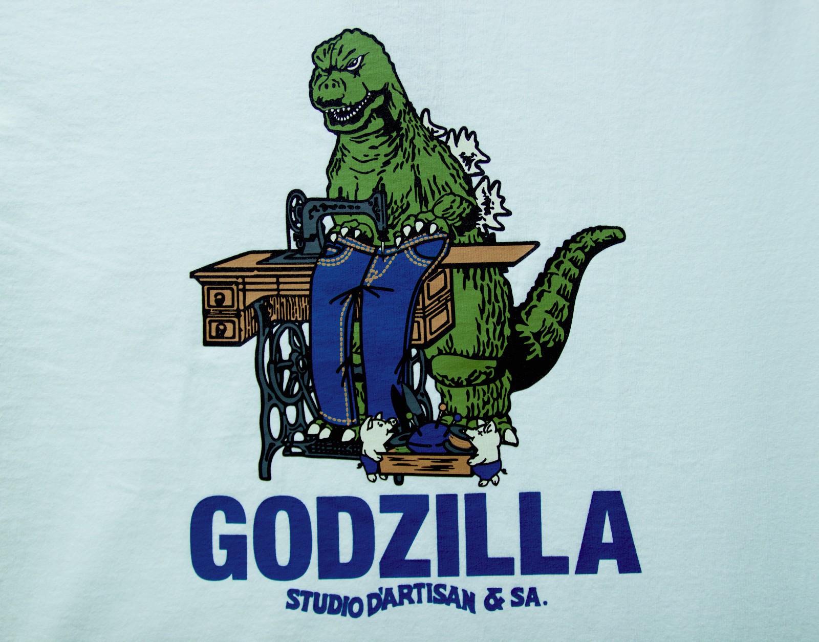 Studio D’Artisan GZ-015 Godzilla Collaboration T-Shirt XL NWT White Japan
