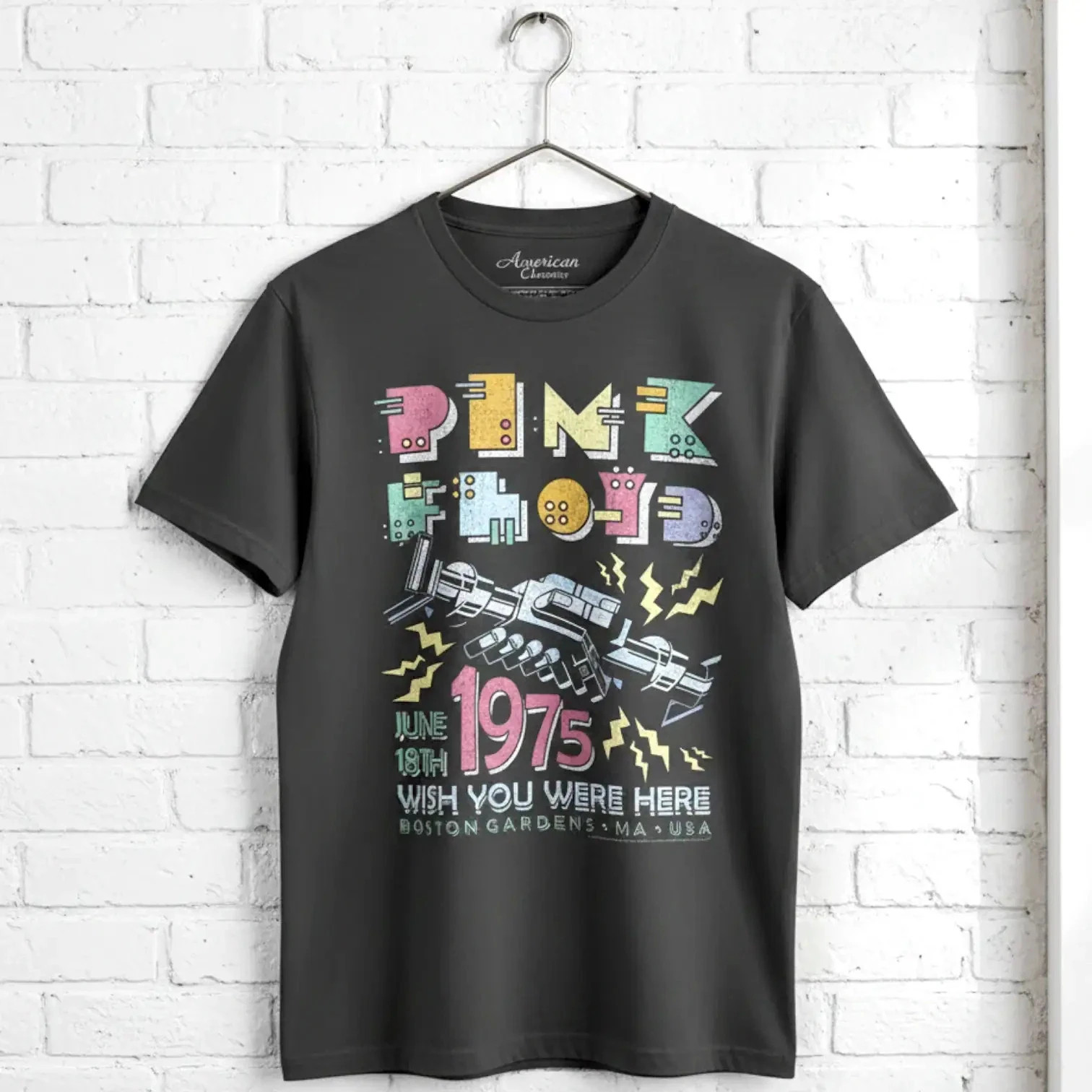 Pink Floyd Wish You Were Here Boston Men’s T Shirt size S to 5XL