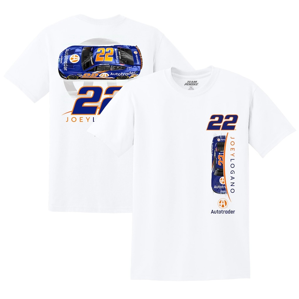 Joey Logano Team Penske Autotrader Racing Car T Shirt Fan Tee