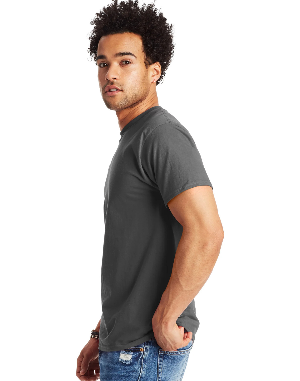 Hanes Beefy-T Unisex Heavyweight Cotton T-Shirt (Big & Tall Sizes Available)