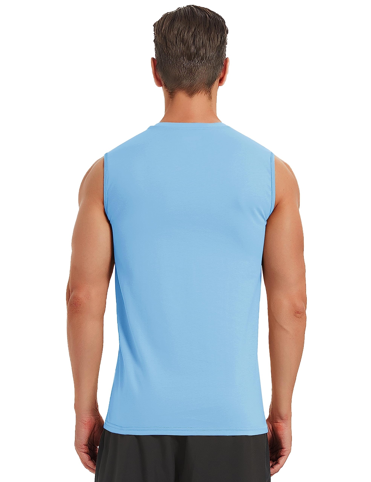 Men’s Sleeveless Muscle Shirts Gym Workout Bodybuilding Quick Dry Casual Vest T