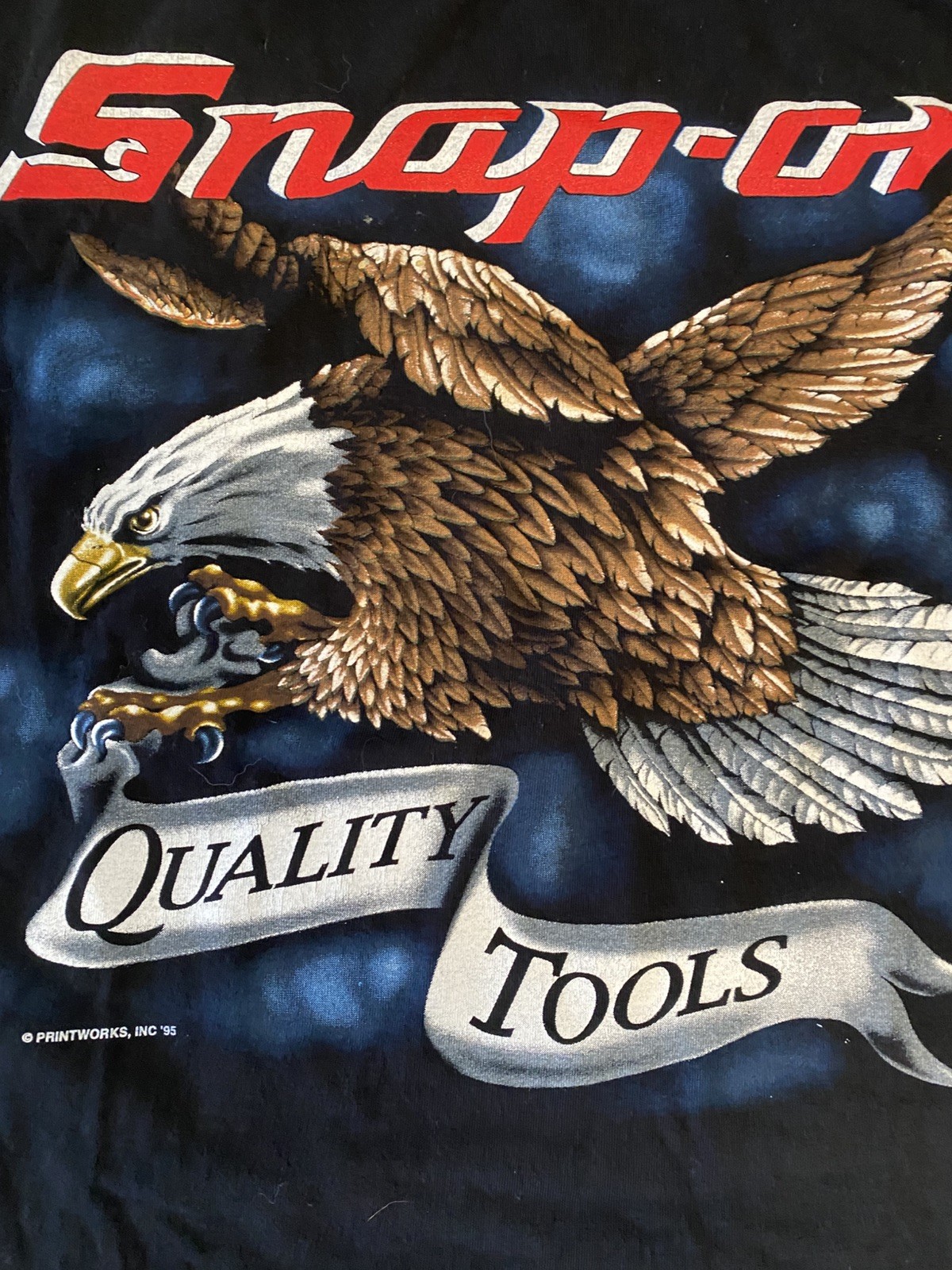 Vintage Snap-on Tools Eagle Shirt 1990s Made In USA XL Single Stitch