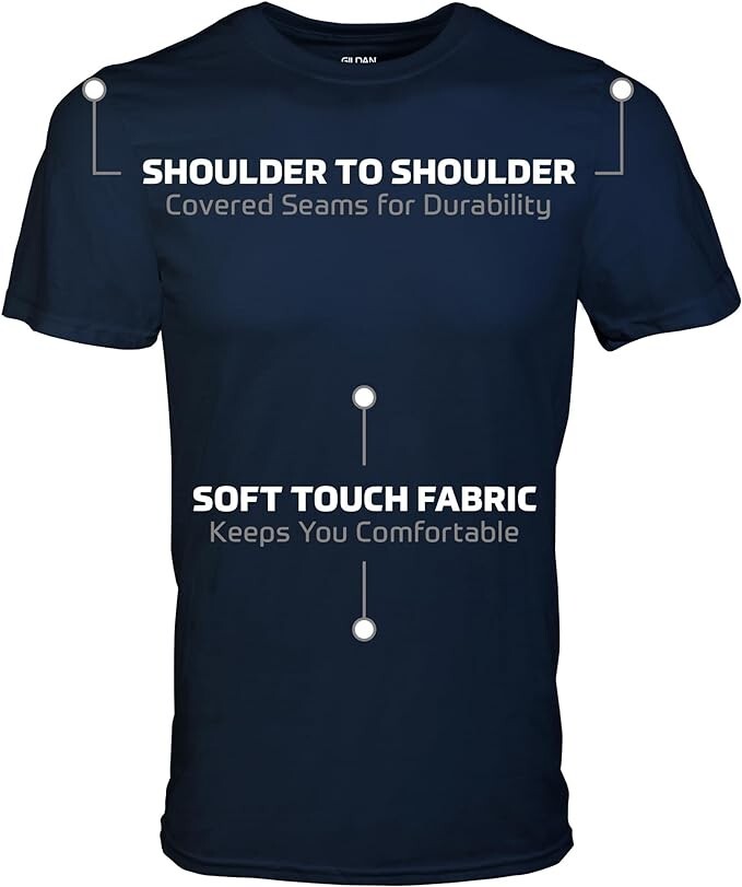 Gildan (5-pack) Bulk Solid Heavy Cotton Short Sleeve Blank Tee T-Shirt S-5XL New