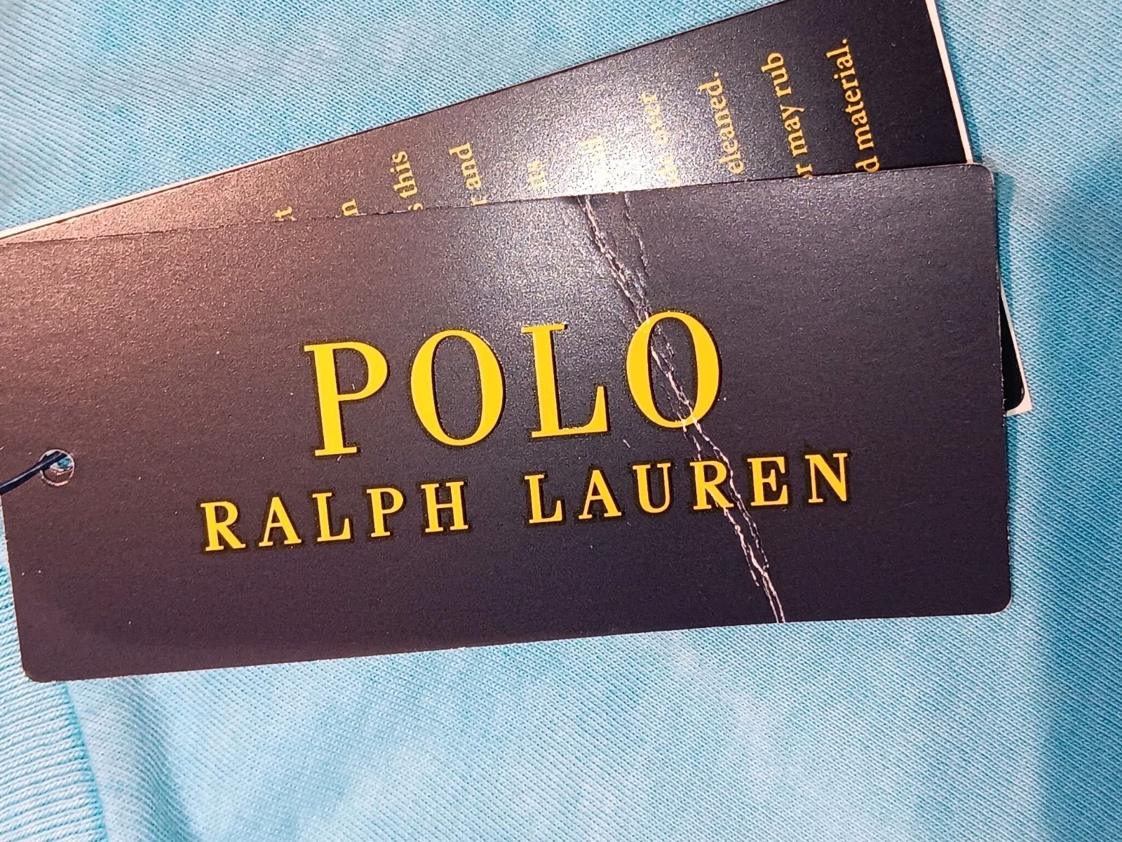 POLO RALPH LAUREN MEN S/S BLUE T-SHIRT W/ POLO/PONY LOGO 100% COTTON XXL $65 NWT