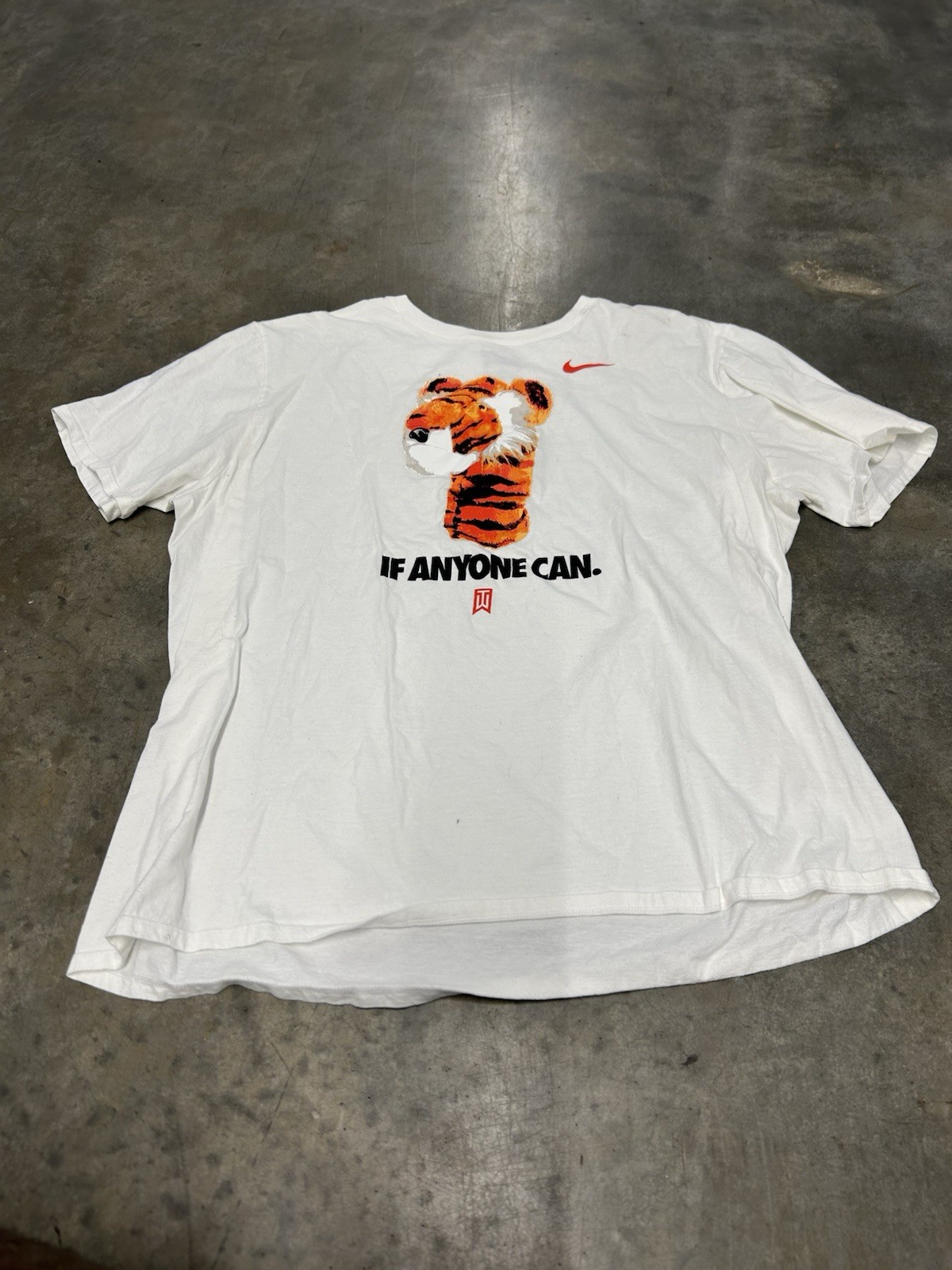 Nike Tiger Woods Mens Size 2XL T Shirt If Anyone Can Frank Masters 2019 Golf