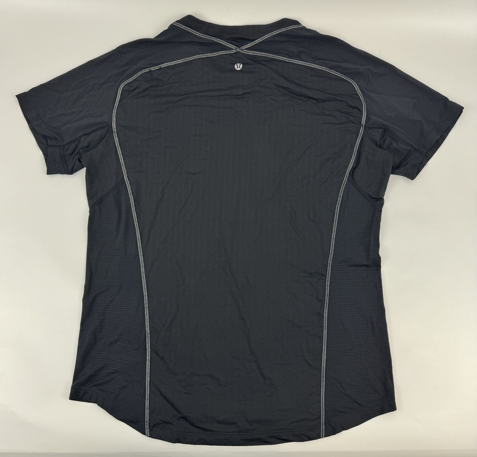 Lululemon Short Sleeve Square Neck T-Shirt Sz L? 41” Chest Black Men