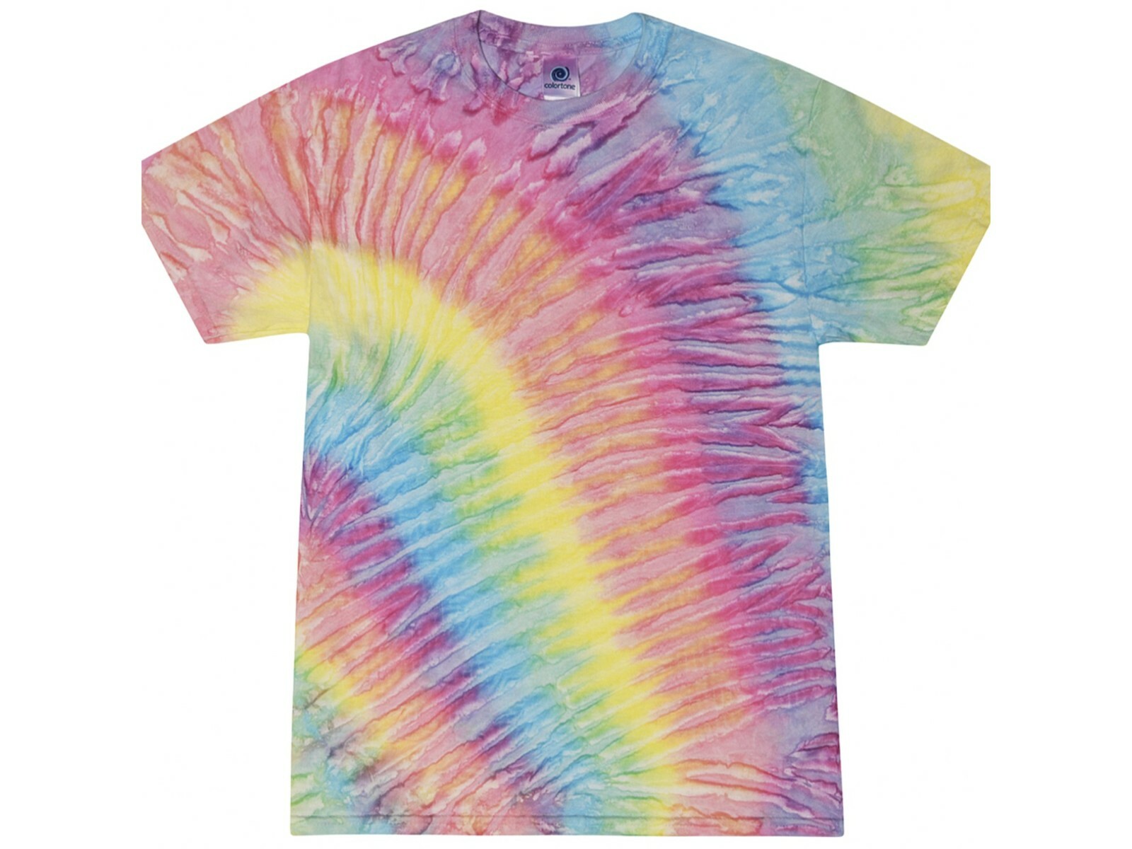 Multi-Color Handmade Tie Dye T-Shirts Kids & Adult 100% Cotton Colortone