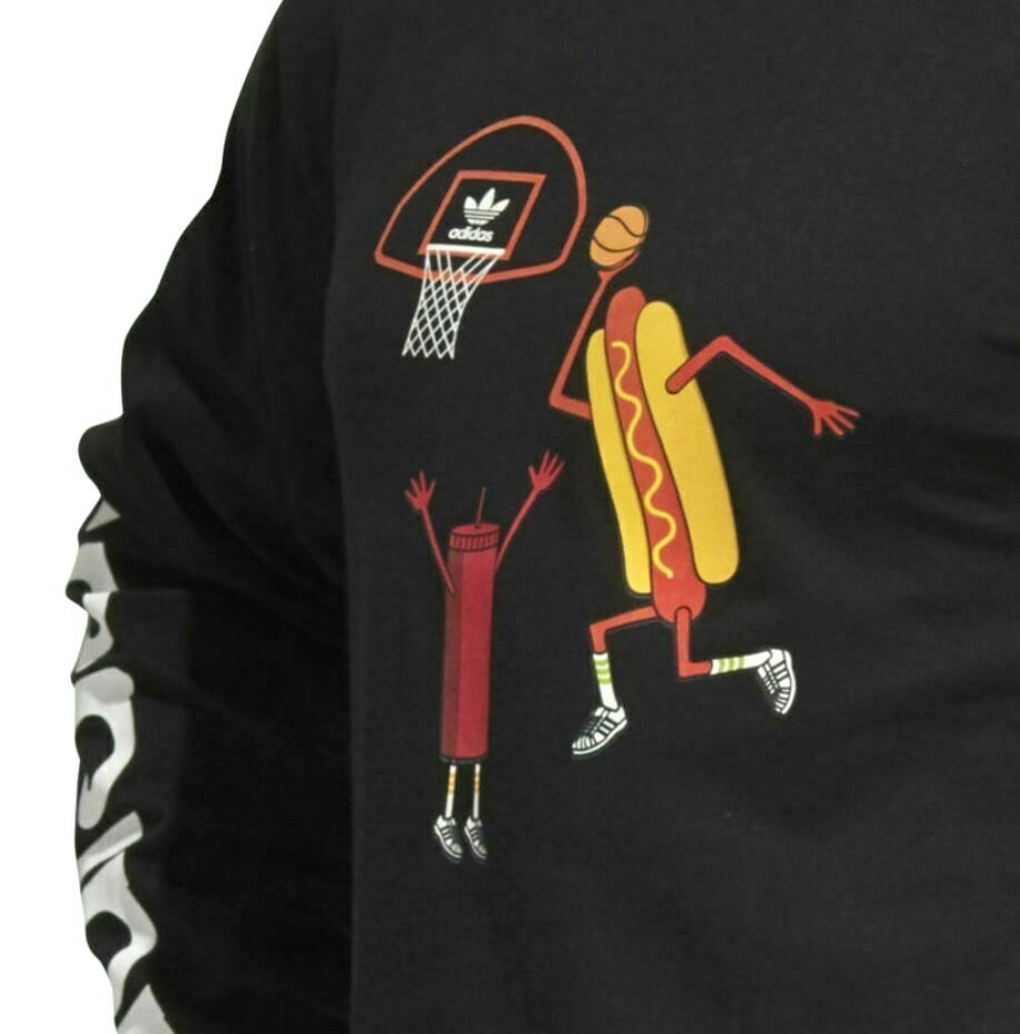 NEW MEN’S ADIDAS ORIGINALS “NO KETCHUP ” TREFOIL TEE SHIRT~SIZE XL #GQ9001