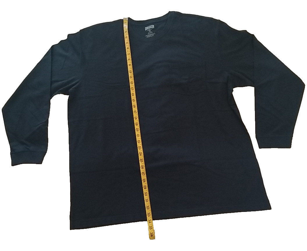 (3) Duluth Trading Co Men’s Long Tail T 2XL 100% Cotton Pocket Shirt #95687 New
