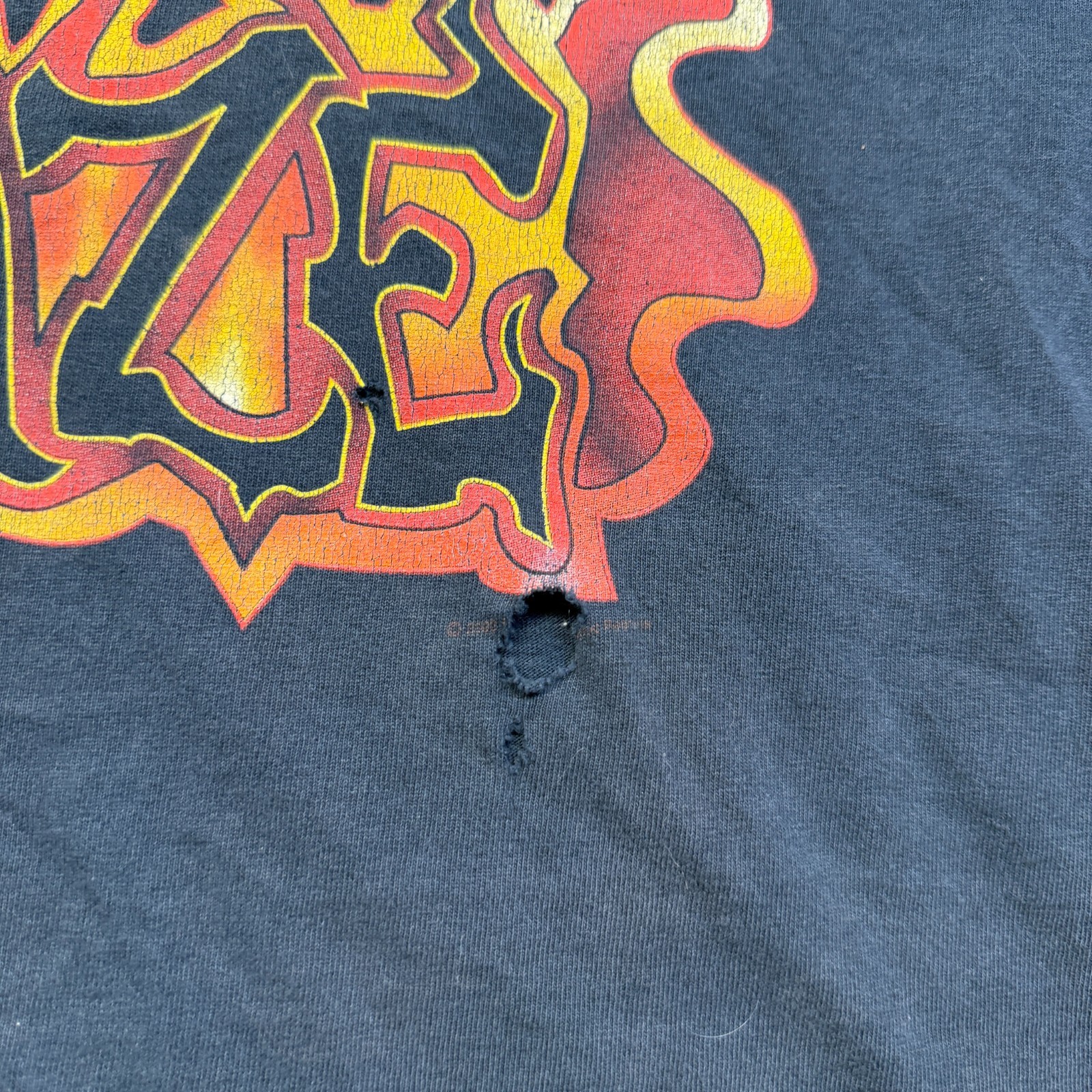 Blaze Ya Dead Homie 1 Less G n da Hood Shirt Sz Lg WORN THRASHED See Pics