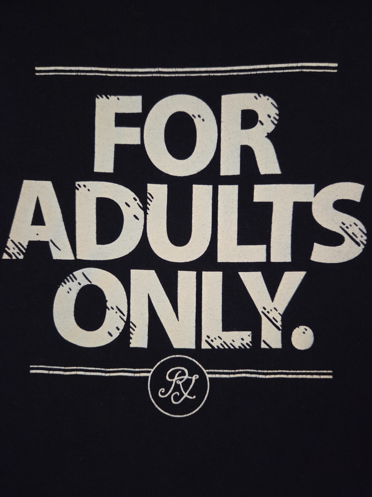 RON JEREMY Ron De Jeremy Spiced Rum “FOR ADULTS ONLY” PROMO T shirt Gildan XL