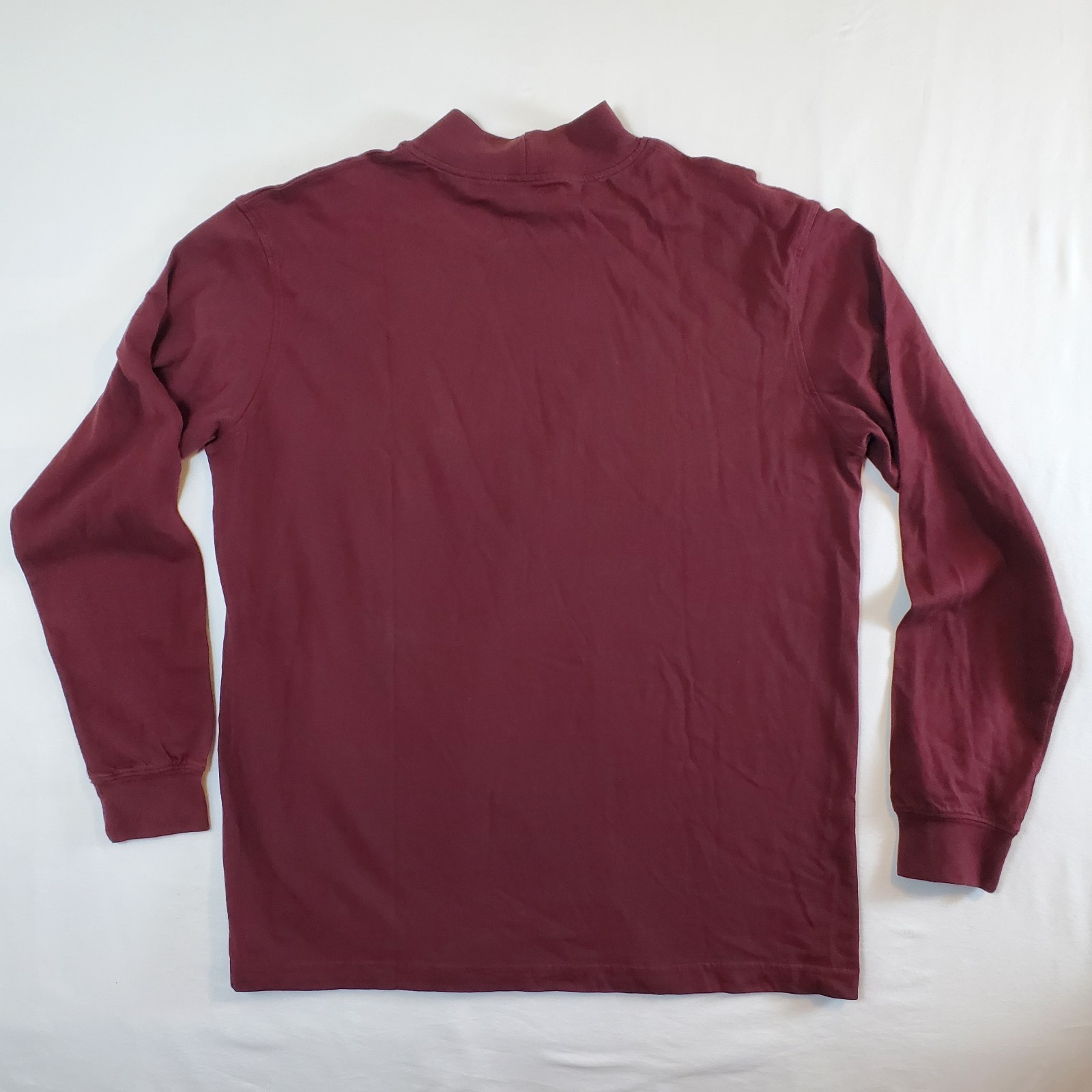 Cabela’s Maroon Made in Canada – L Reg High Neck TShirt T Shirt Top Hunting