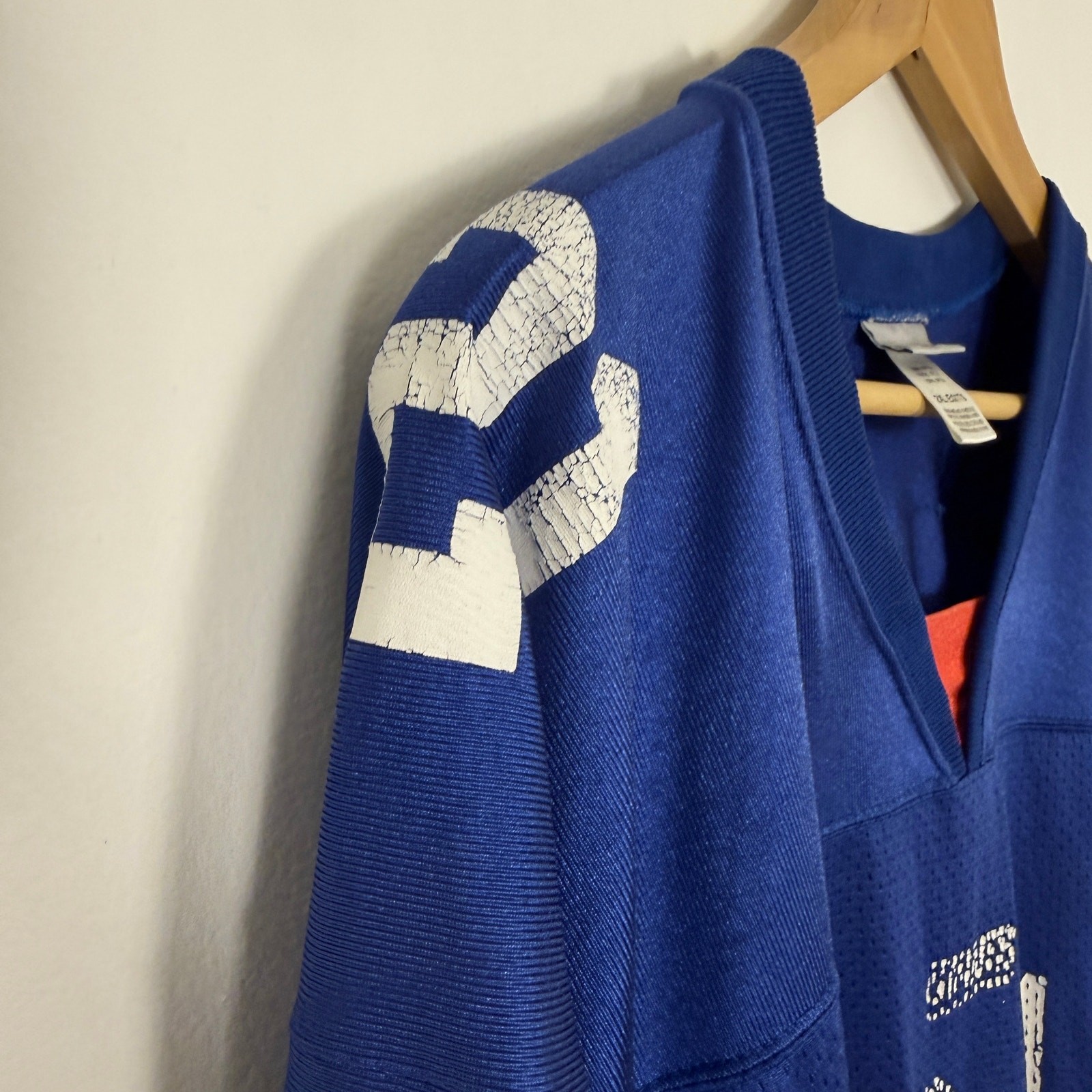 Vintage Y2K New York Giants NYC Tiki Barber NFL Football Sports Jersey XXL Blue