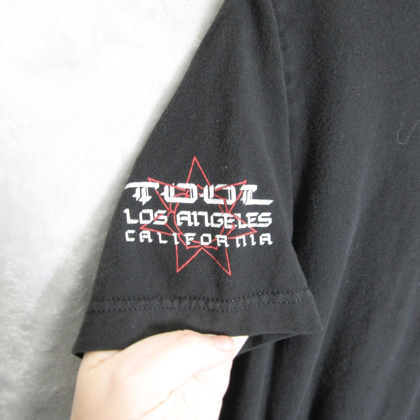 Tool Tour 2022 Los Angeles California Black Graphic T-Shirt Small Flaming Eye