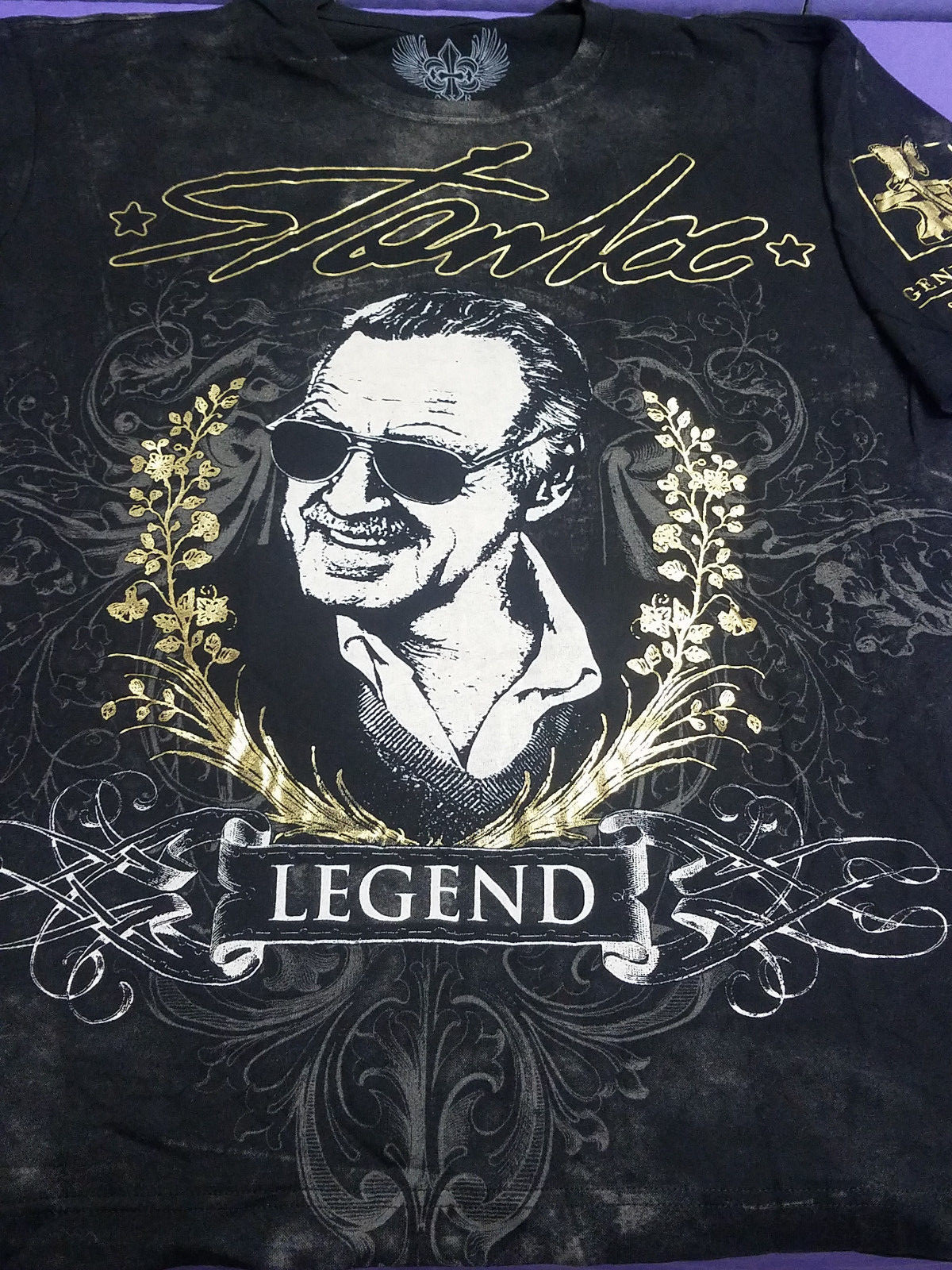STAN LEE LEGEND T-SHIRT NEW XL SDCC 2011 EXCLUSIVE FROM GENTLE GIANT VIP