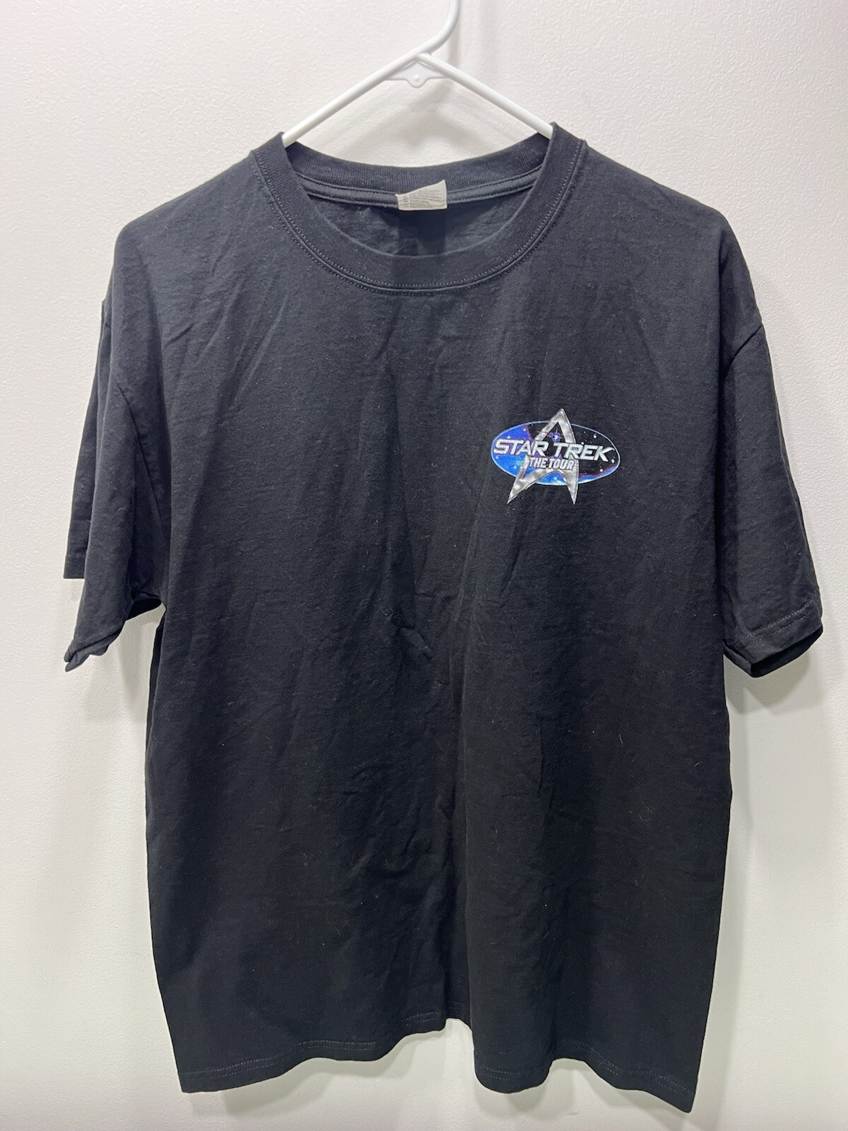 2008 Star Trek The Tour Movie Promo Tshirt Size Large ( See Pics ) Y2K