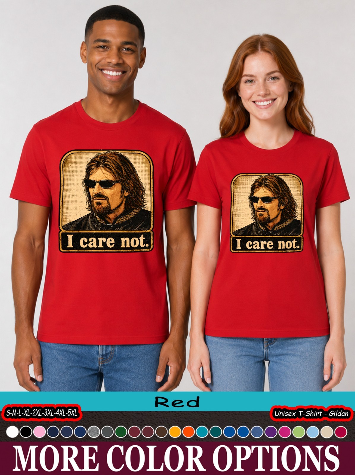 I Care Not Shirt, Medieval Fantasy Meme Graphic Tee