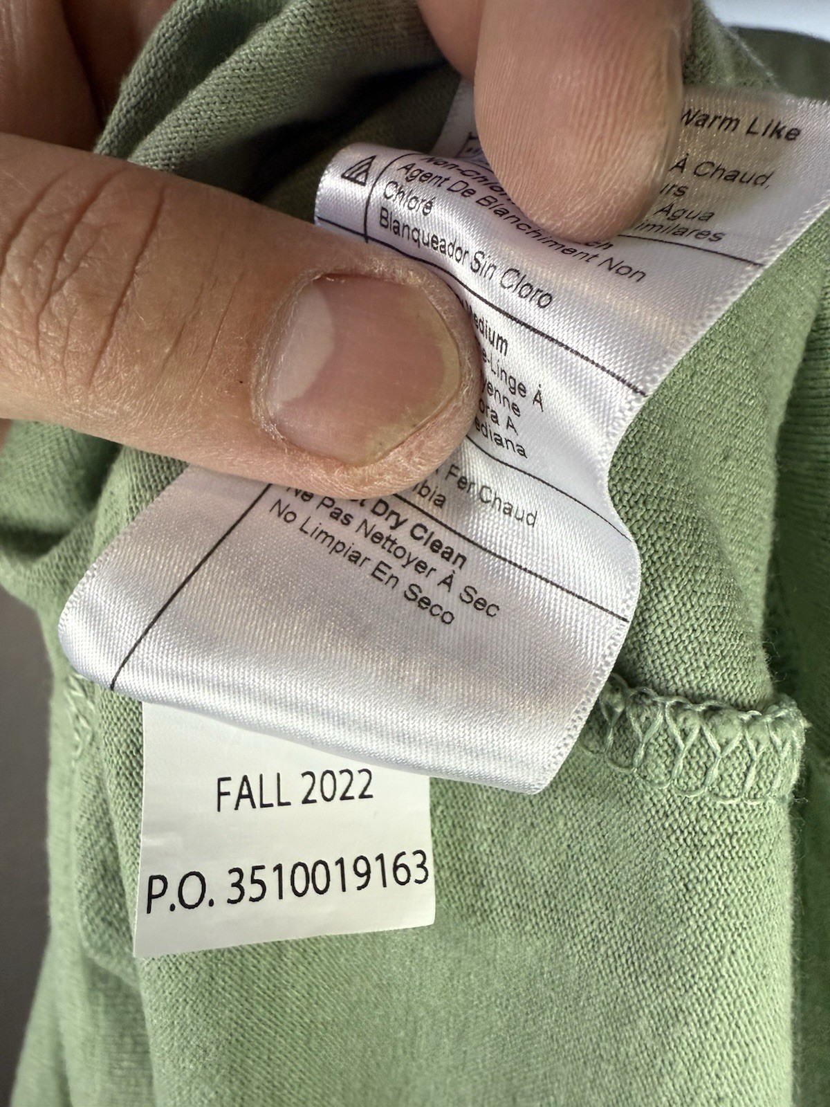 Carhartt K87-M Men’s XL Tall Green Loose Fit Pocket Logo Crewneck Tee