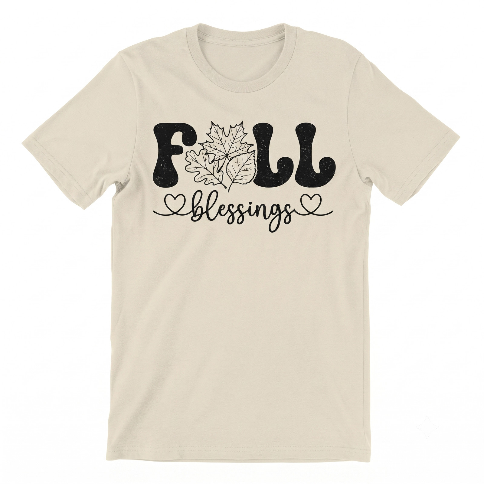 Fall Blessings Retro Groovy Maple Leaf Autumn Thanksgiving T-shirt For Men Women