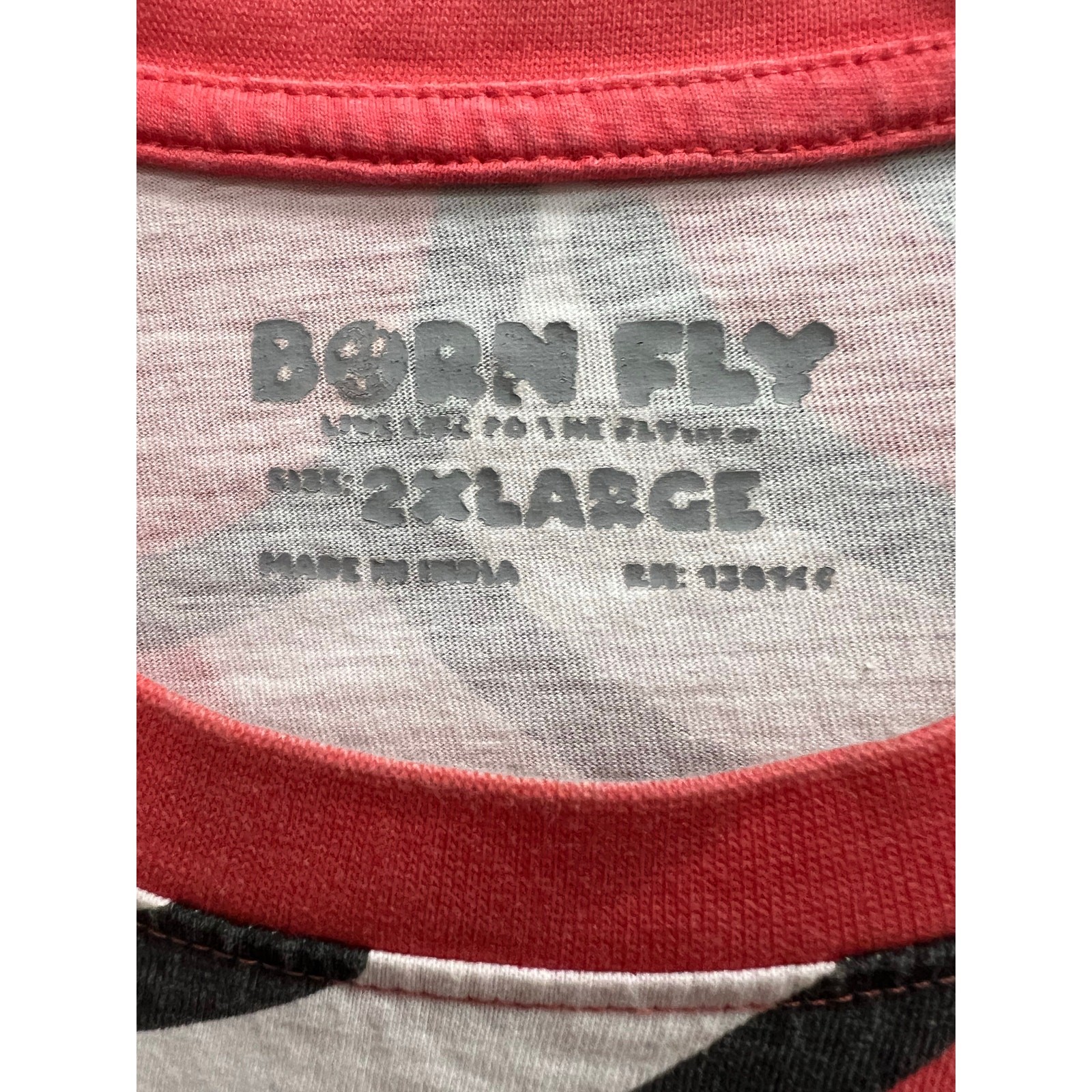 Born Fly Men’s “Mr. Fly Guy” all-over print graphic T-shirt Big & Tall SZ XXL 2X