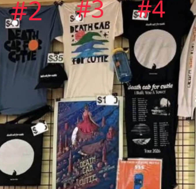 Death Cab For Cutie Shirt Concert Tour Merch 2026 Unisex T-Shirt, Gift People