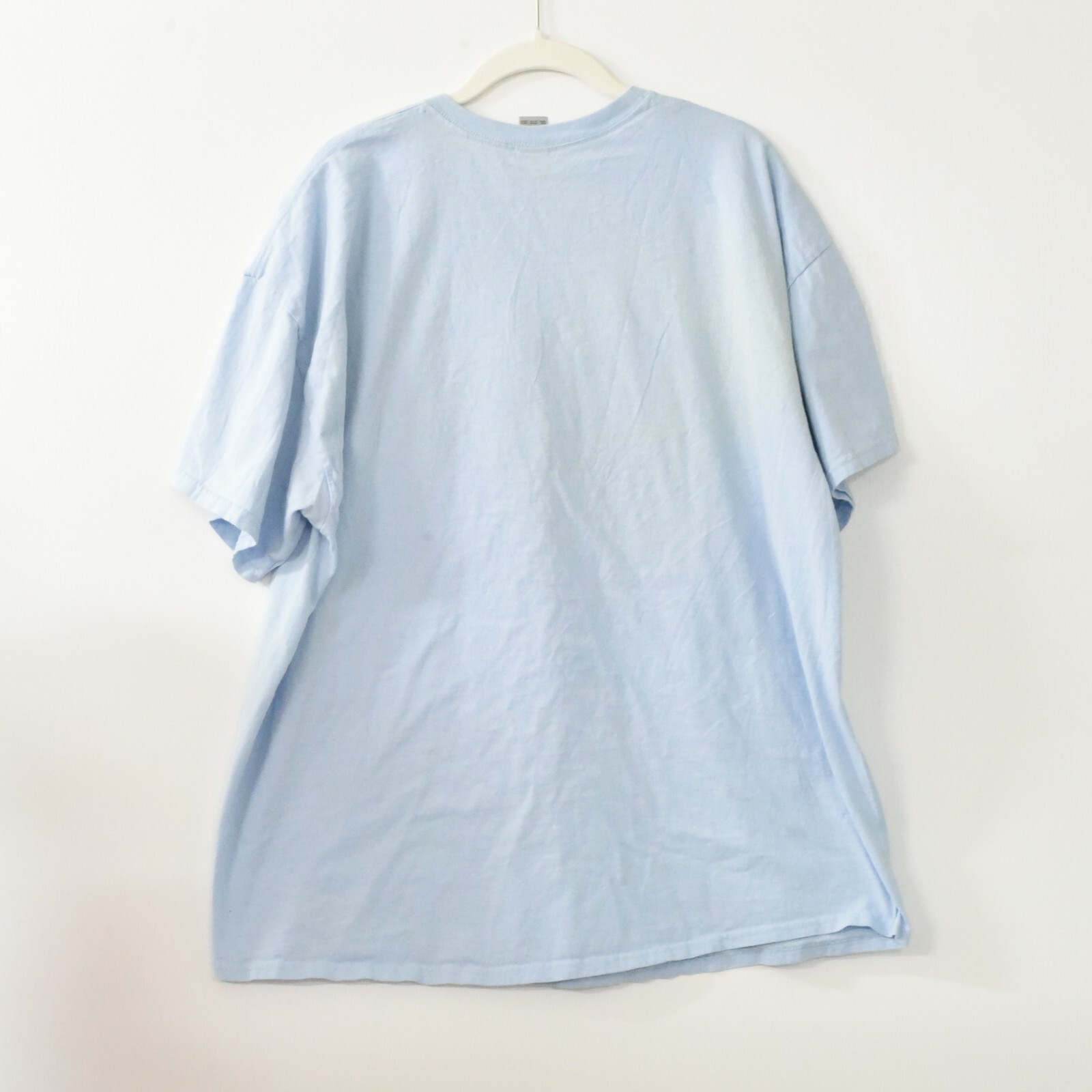 Gildan Mens White Cotton T-Shirt Volunteering Hope Graphic Crew Short Sleeve 2XL