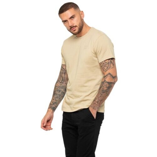 Enzo Mens T Shirt Short Sleeve Top Plain Cotton Crew Neck Casual Shirt