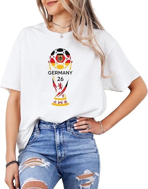 Germany World Cup 2026 Fan Shirt German Football Supporter Graphic Tee Unisex