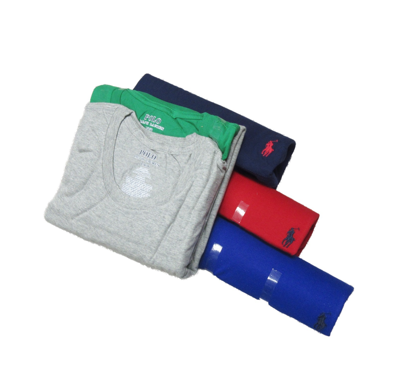 Polo Ralph Lauren Men’s Multi Color Classic Fit Crew-Neck 5 Pack T-Shirt
